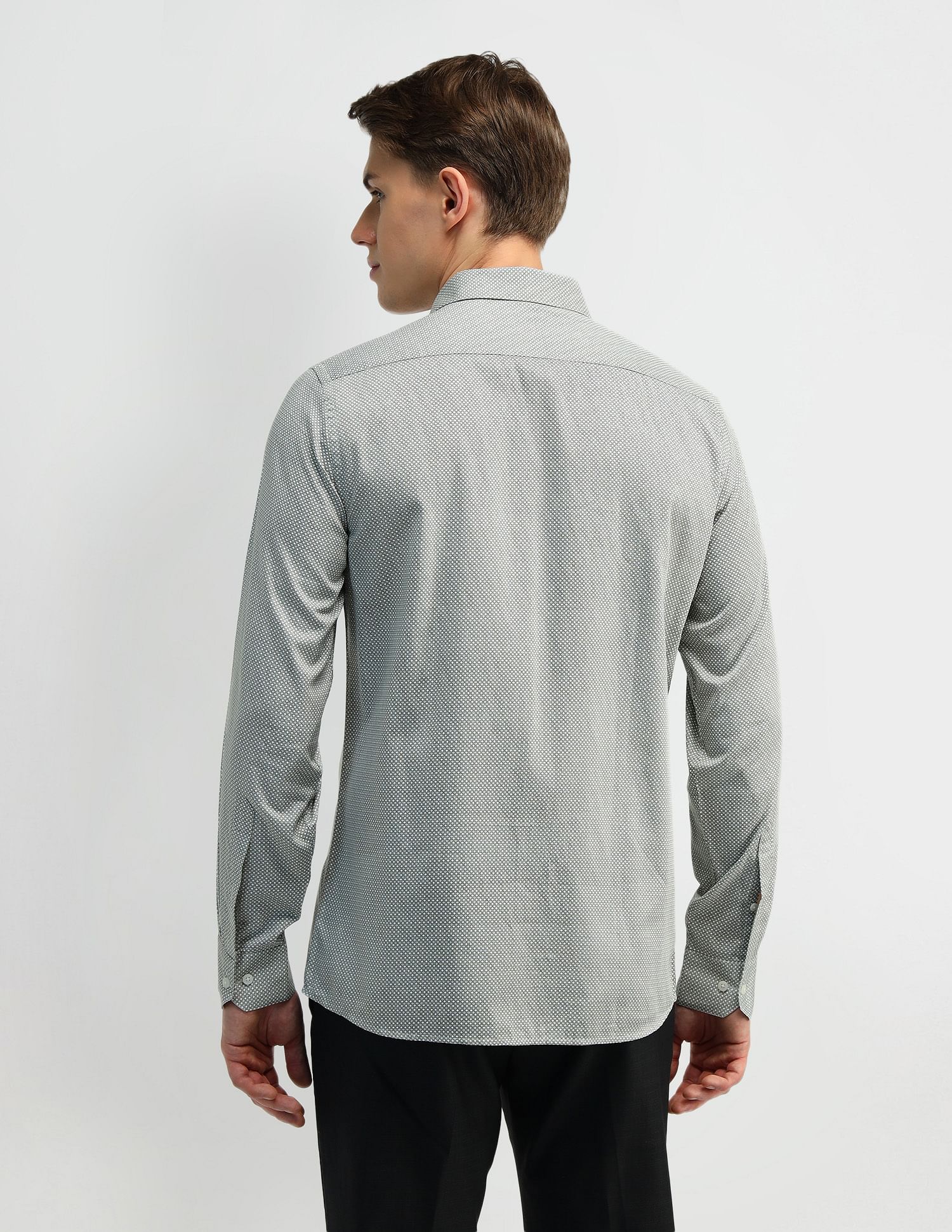 Arrow Geometric Print Slim Fit Shirt