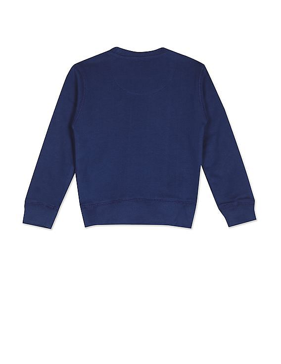 Blue sweatshirt clearance kids