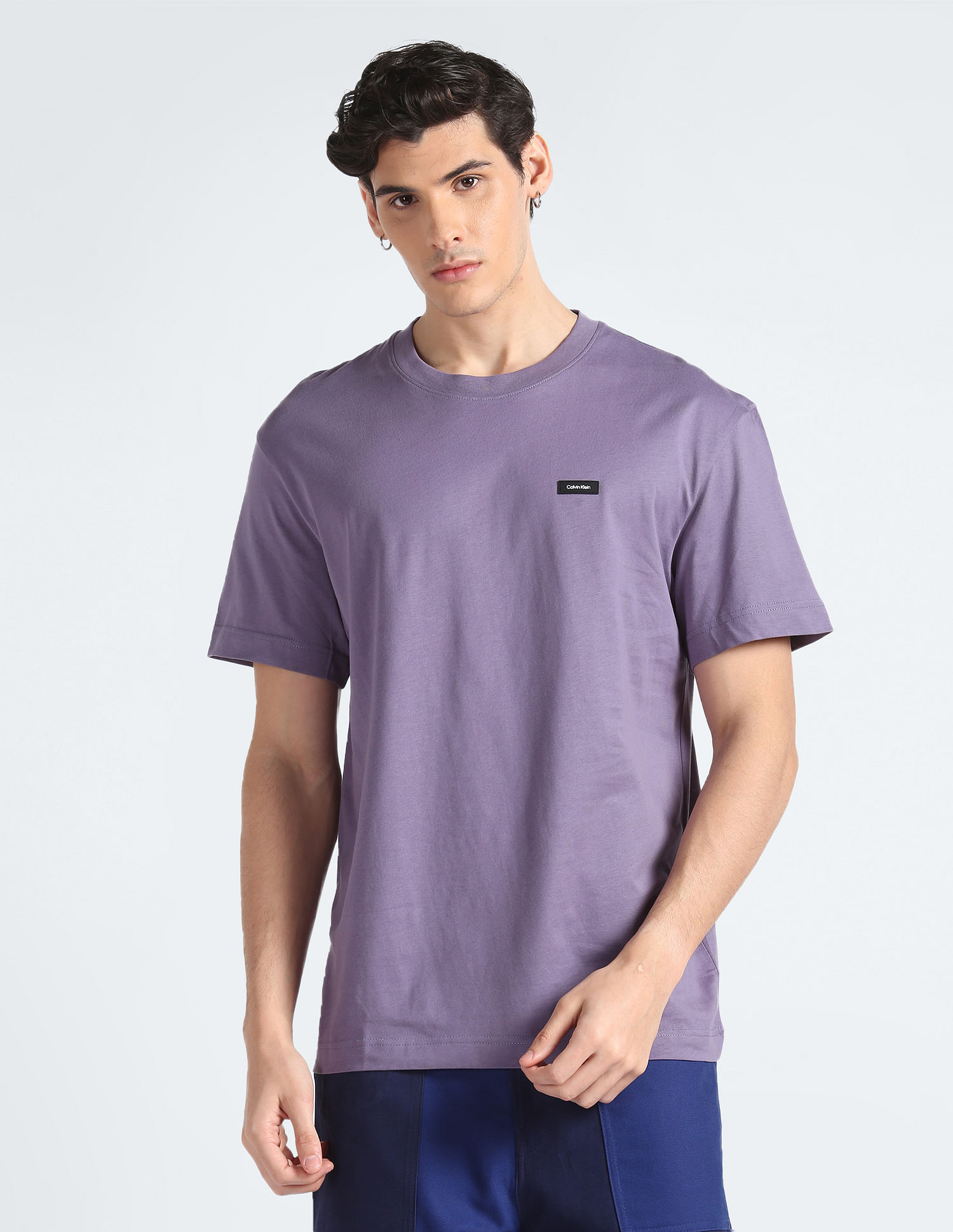 Calvin Klein Recycled Cotton Solid T-Shirt