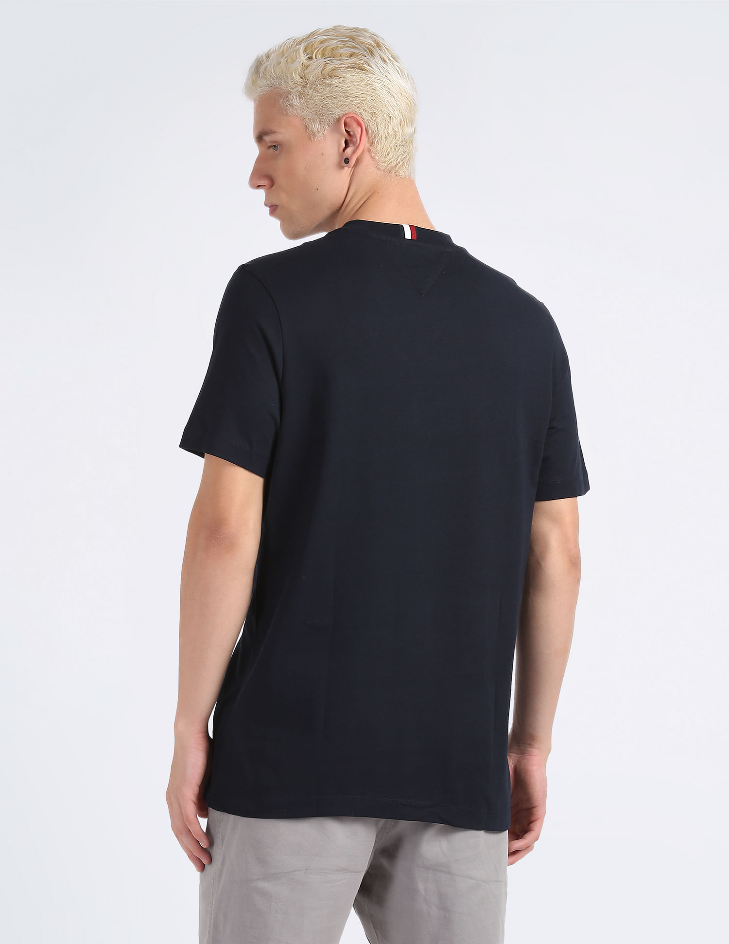 Tommy Hilfiger Embroidered Monogram Regular Fit T-Shirt