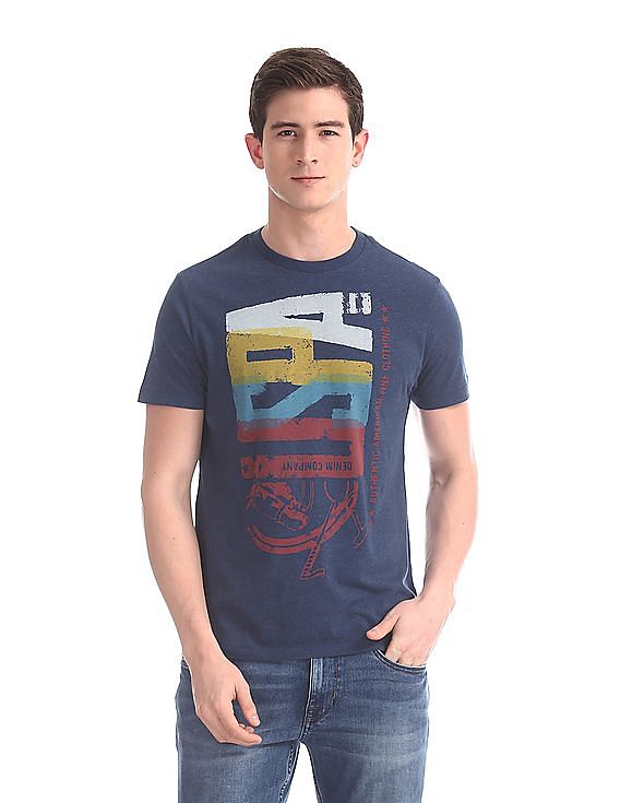 U.S. Polo Assn. Denim Co. Brand Print Crew Neck T-Shirt