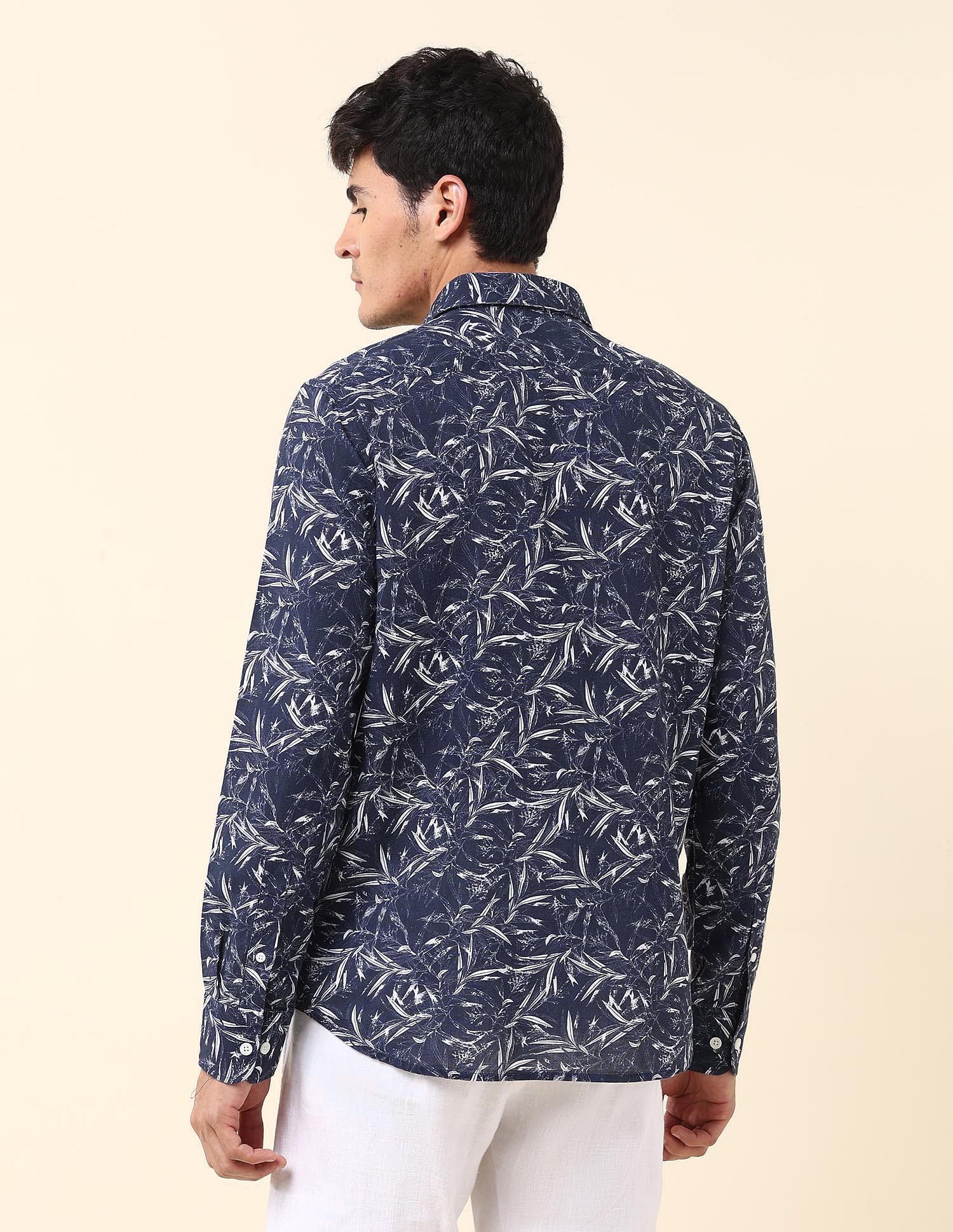 U.S. Polo Assn. Tailored Fit Tropical Printed Shirt