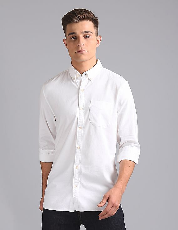 gap white oxford shirt