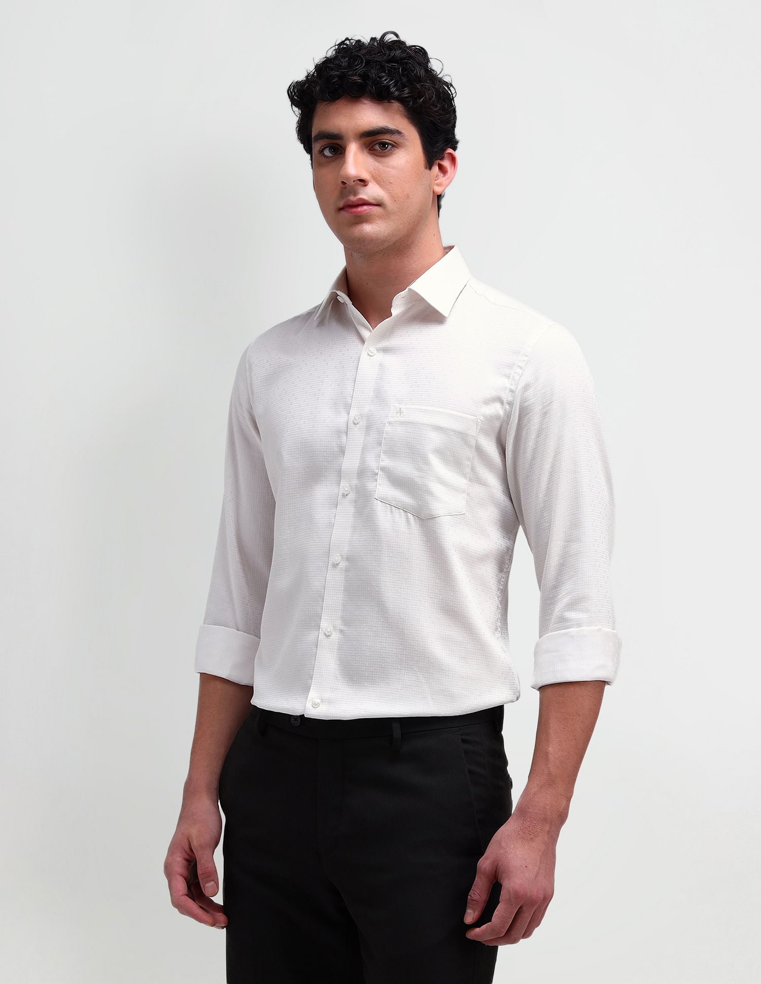 Arrow Liberty Classic Micro Checked Shirt