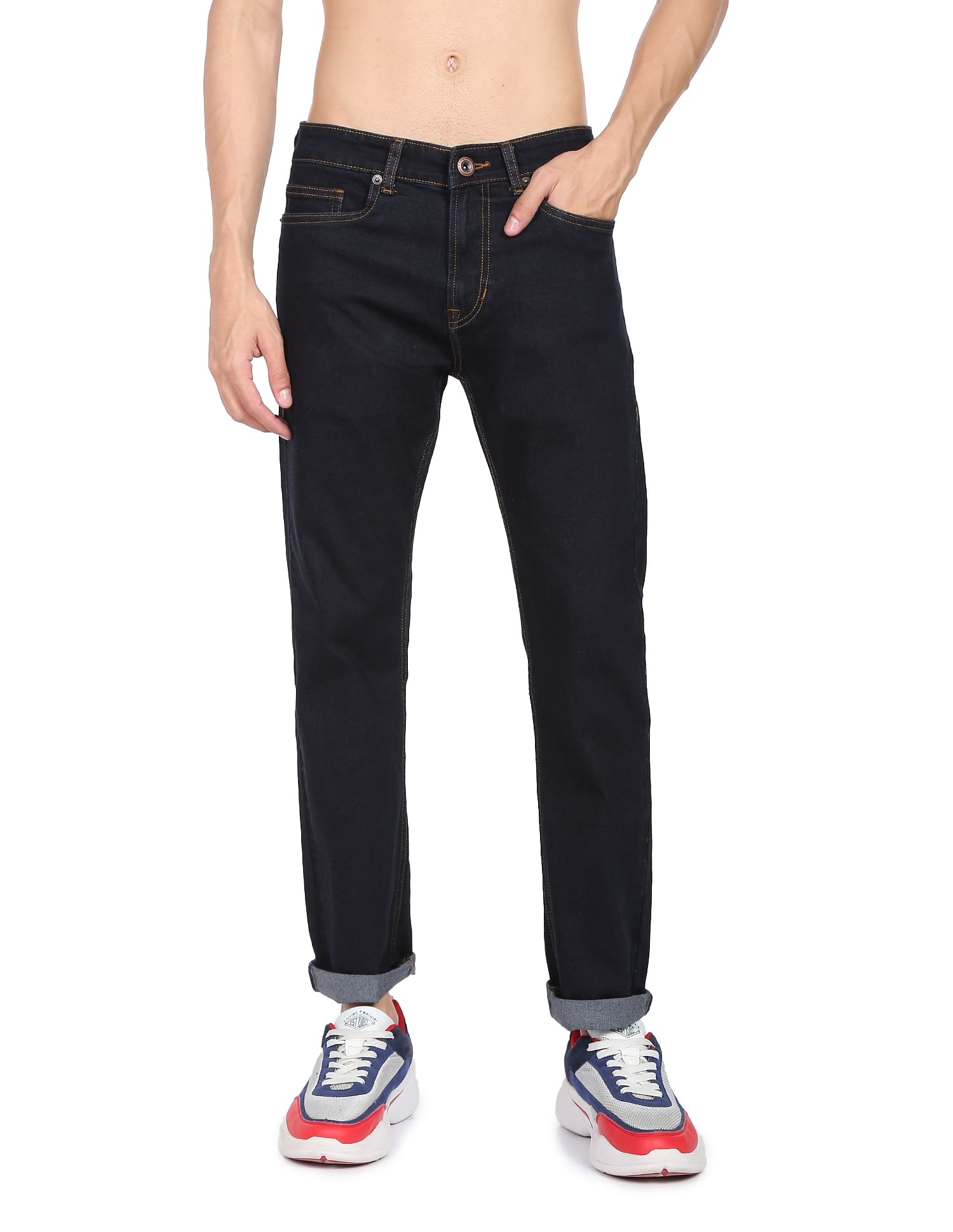 Flying Machine Rinsed Django Straight Fit Jeans