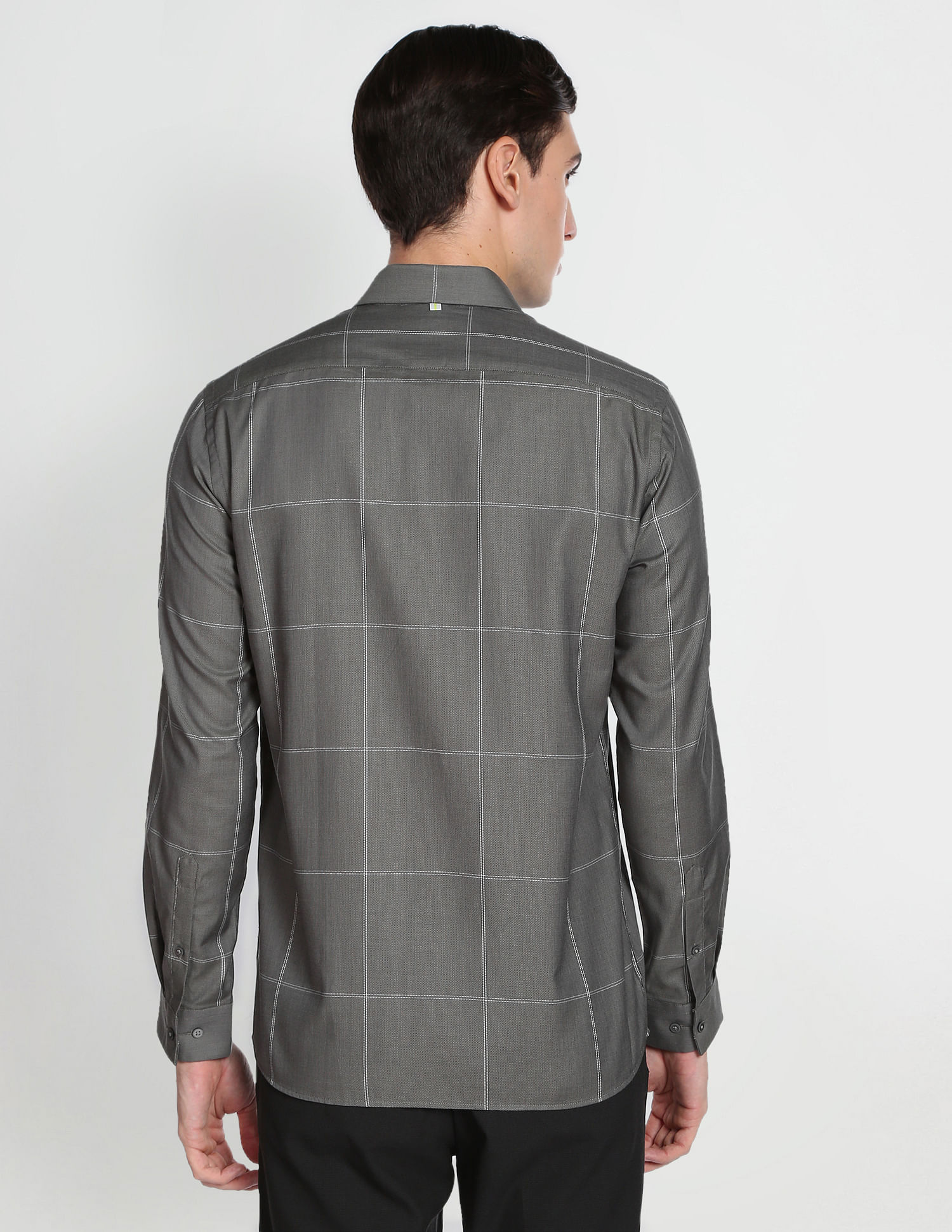 Arrow Newyork Outline Check Matrix Shirt