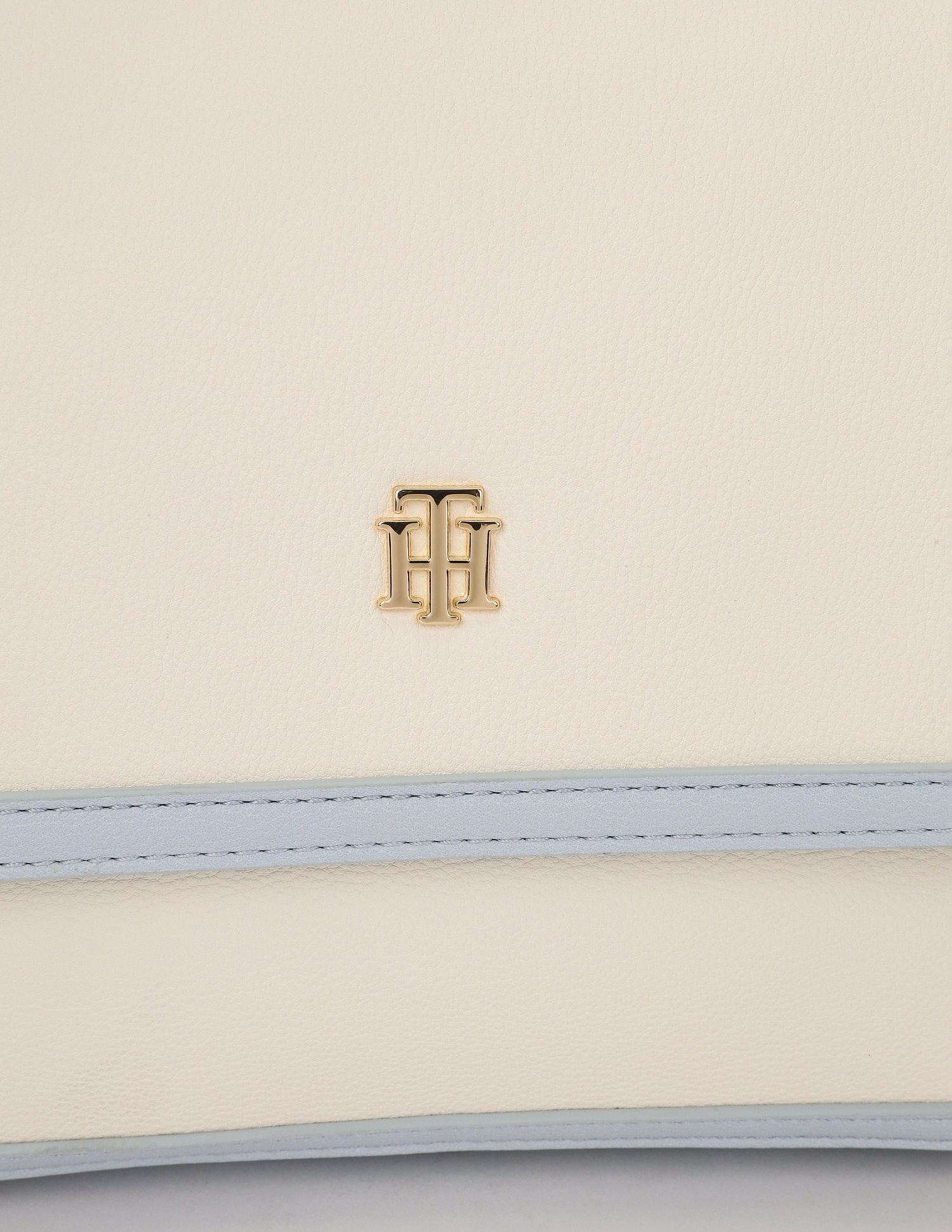 Tommy Hilfiger Solid Blue Pu Sling Bag