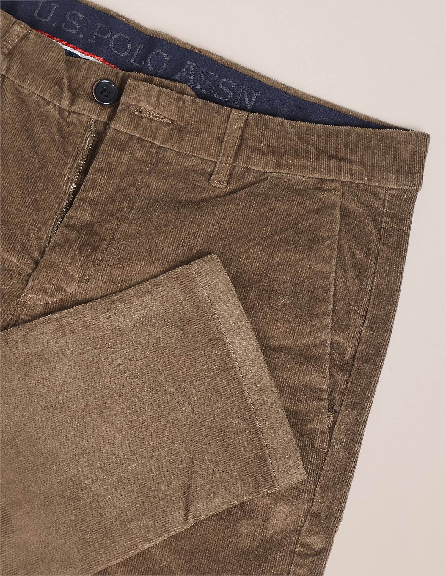 U.S. Polo Assn. Cotton Stretch Corduroy Trousers