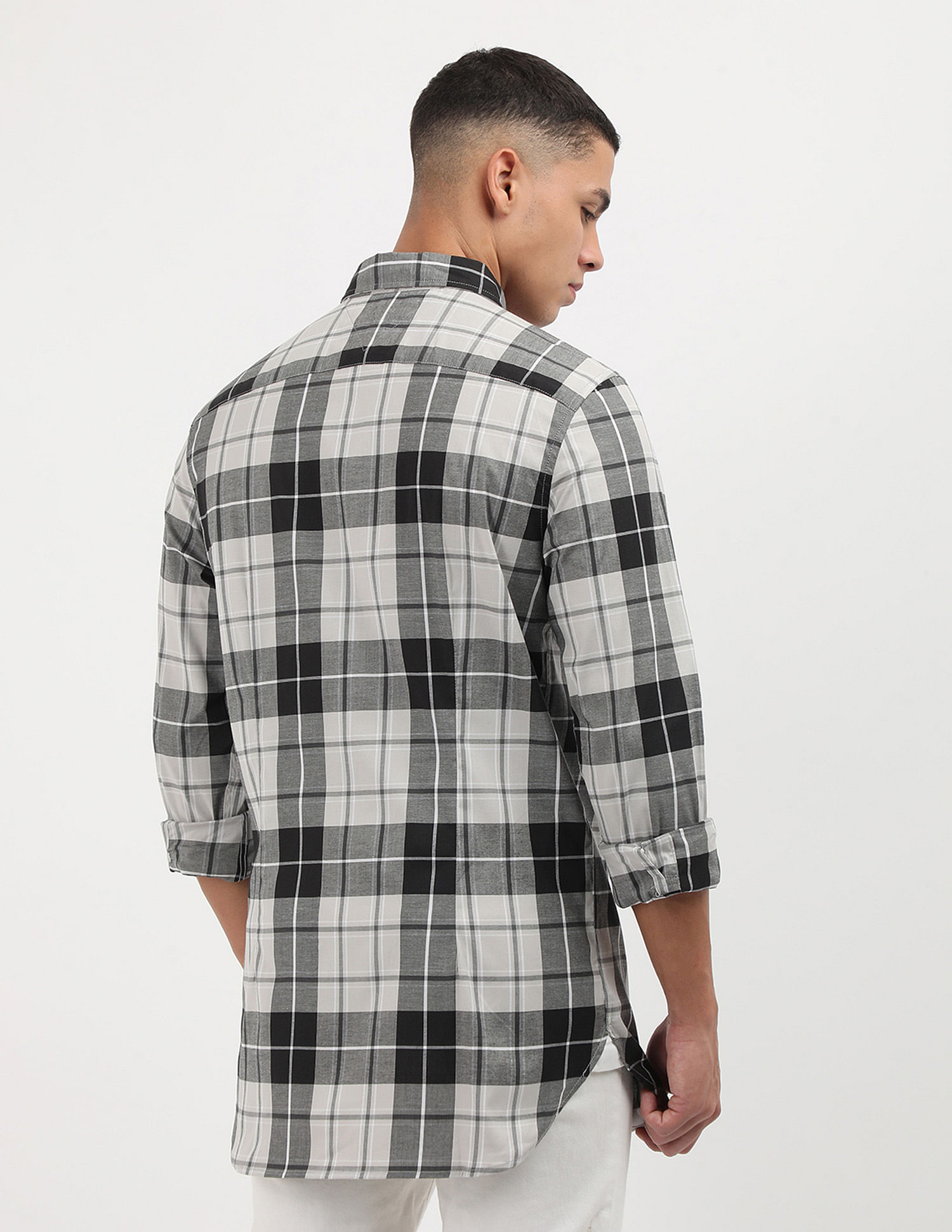 Tommy Hilfiger Core Flex Poplin Plaid Shirt
