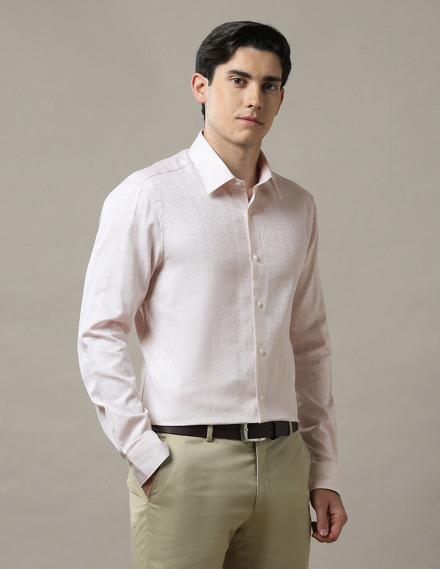 Arrow Tailored Fit Solid 1851 Shirt