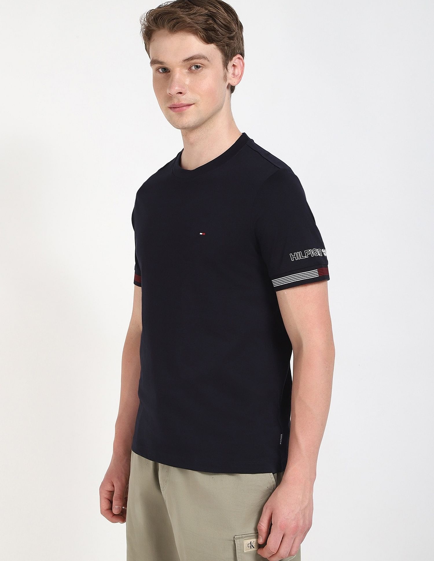 Tommy Hilfiger Solid Regular-Fit Cotton T-Shirt