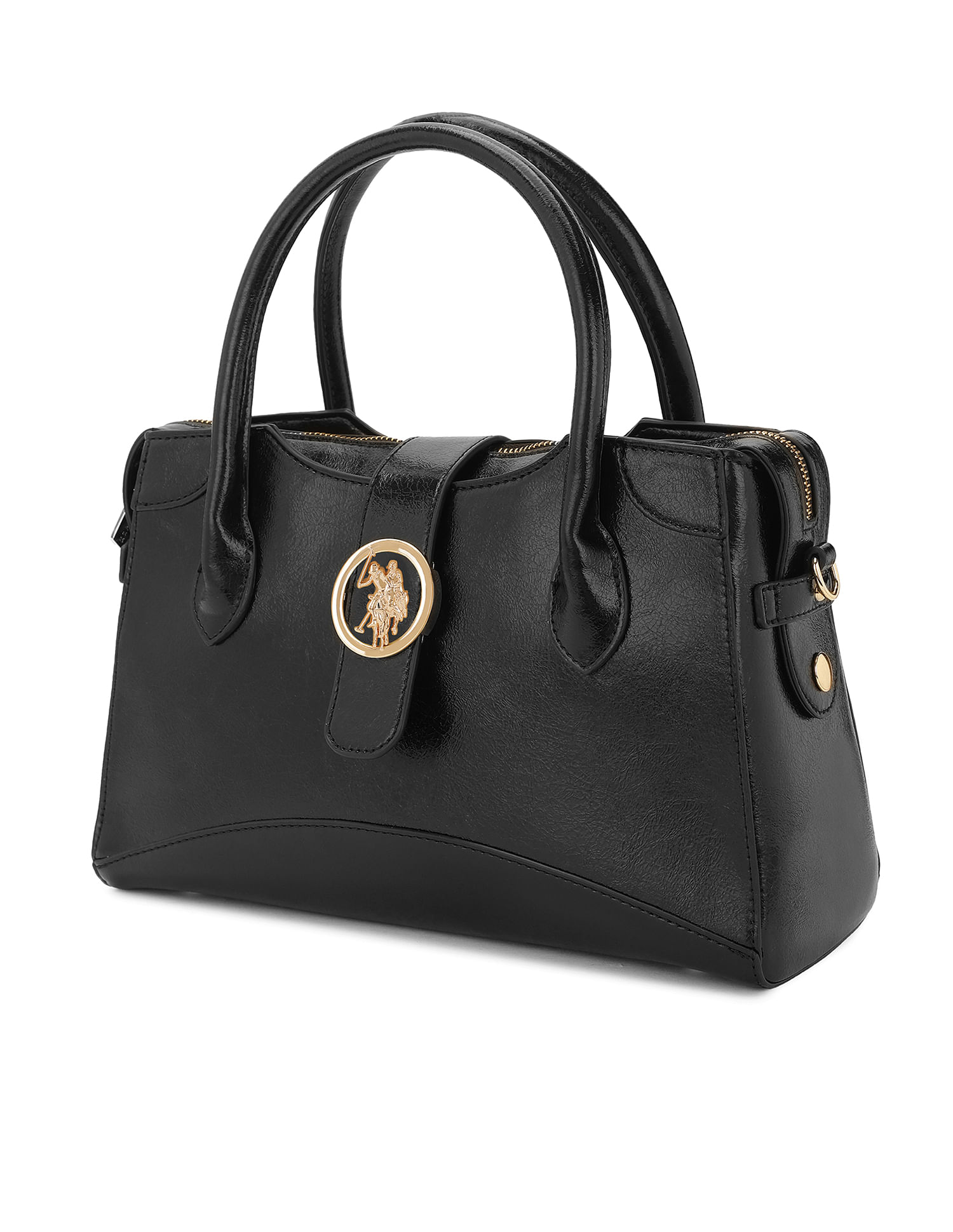 U.S. Polo Assn. Women Ami Textured Satchel Bag