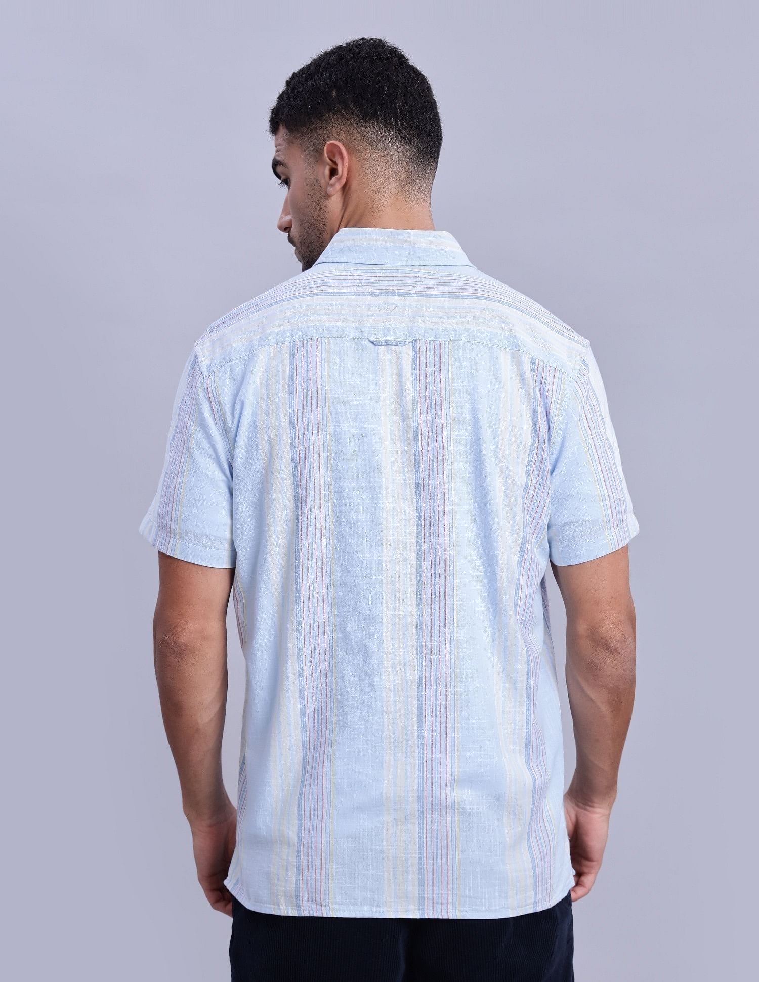 Tommy Hilfiger Striped Regular-Fit Woven Shirts