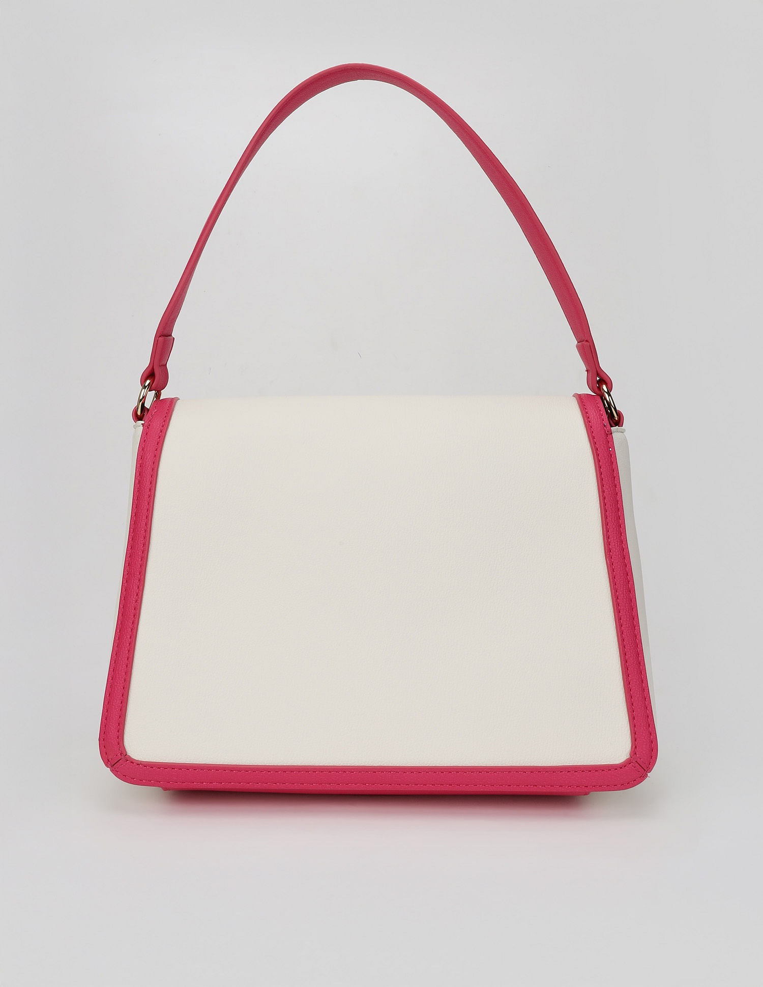 Tommy Hilfiger Solid Pink Pu Hand Bag