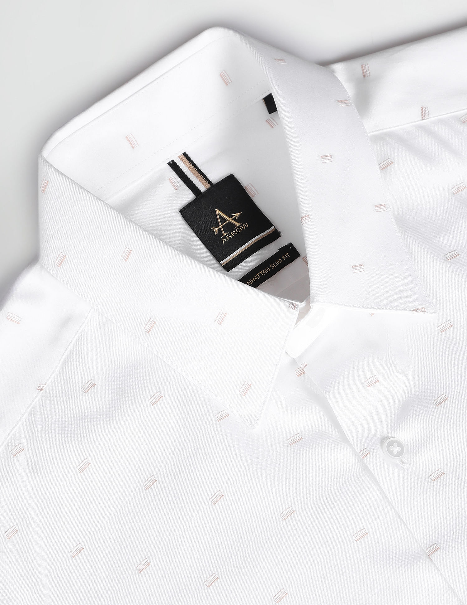 Arrow Newyork Embroidered Twill Shirt