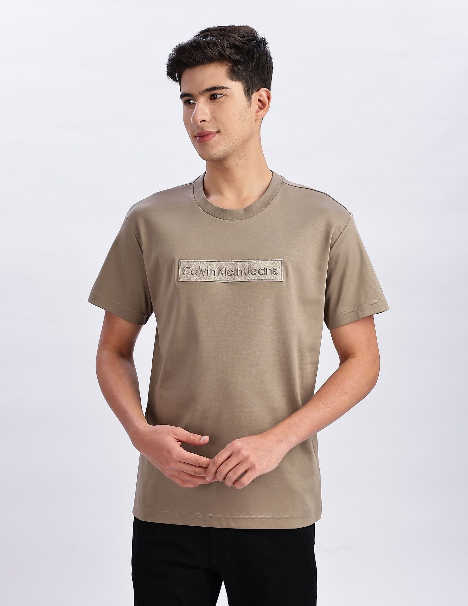 Calvin Klein Jeans Logo Regular Fit Cotton T-Shirt