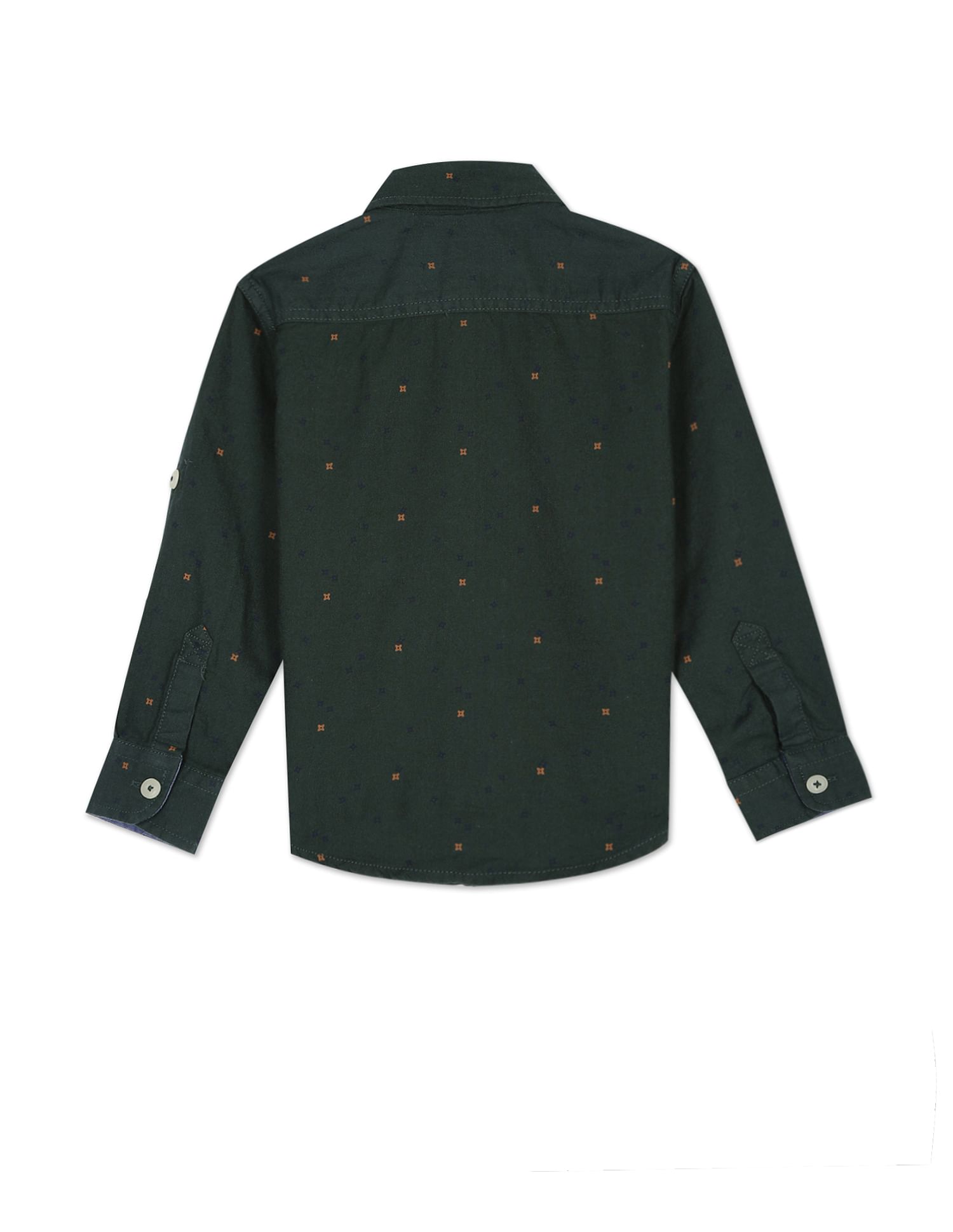 U.S. Polo Assn. Kids Boys Geometric Print Twill Shirt