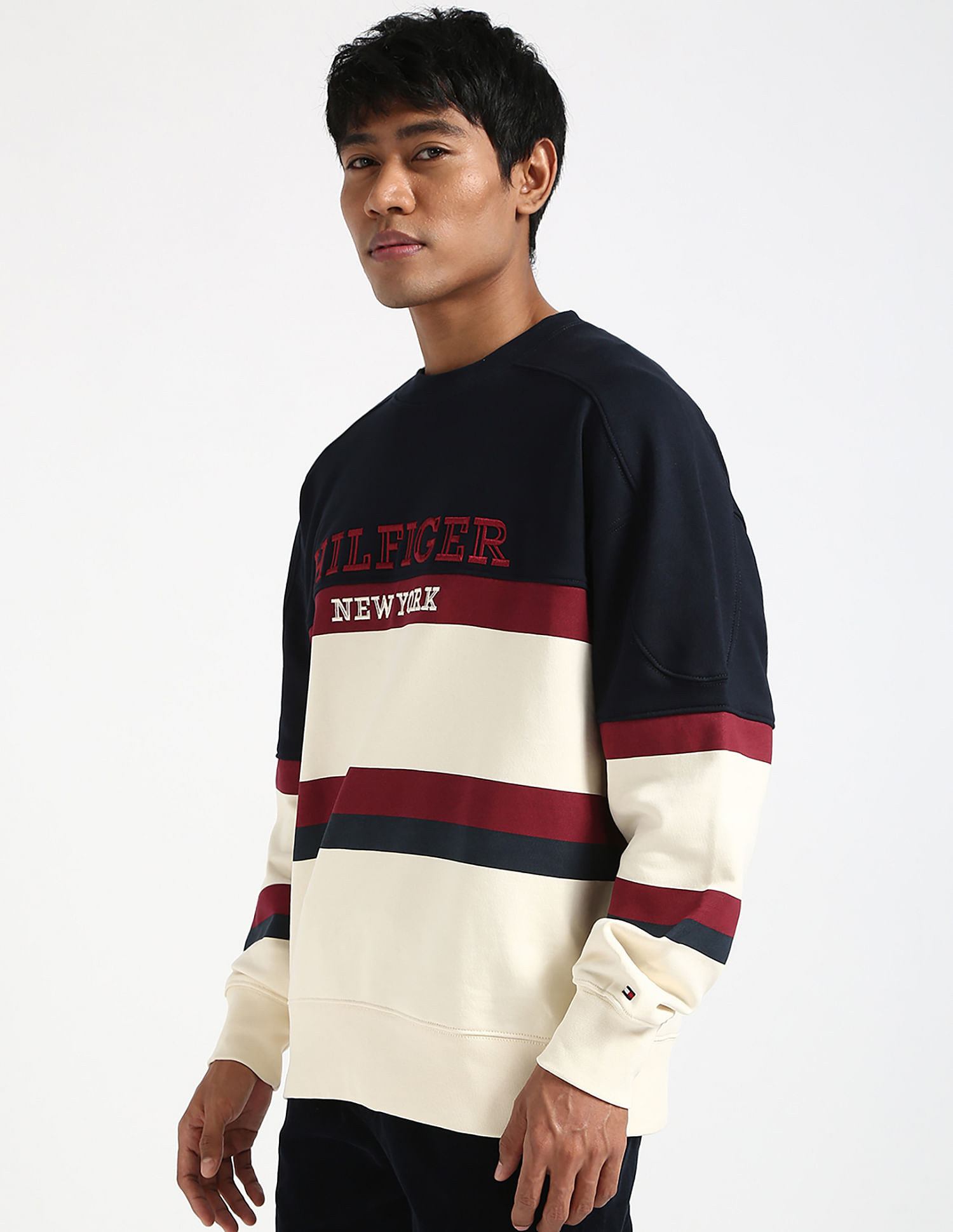 Tommy Hilfiger Regular Fit Colourblocked Sweatshirt