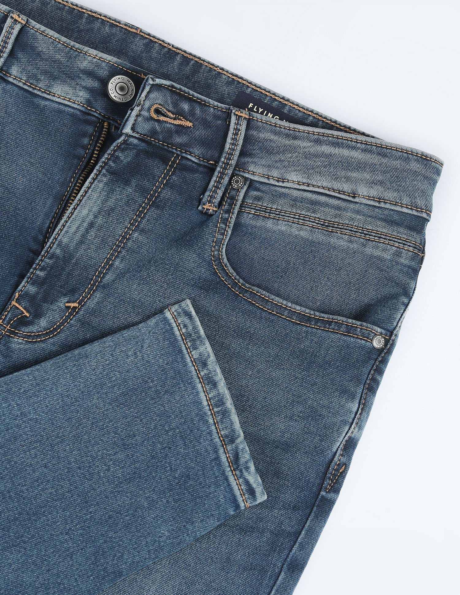 Flying Machine Morrison Skinny Fit Stone Wash Jeans