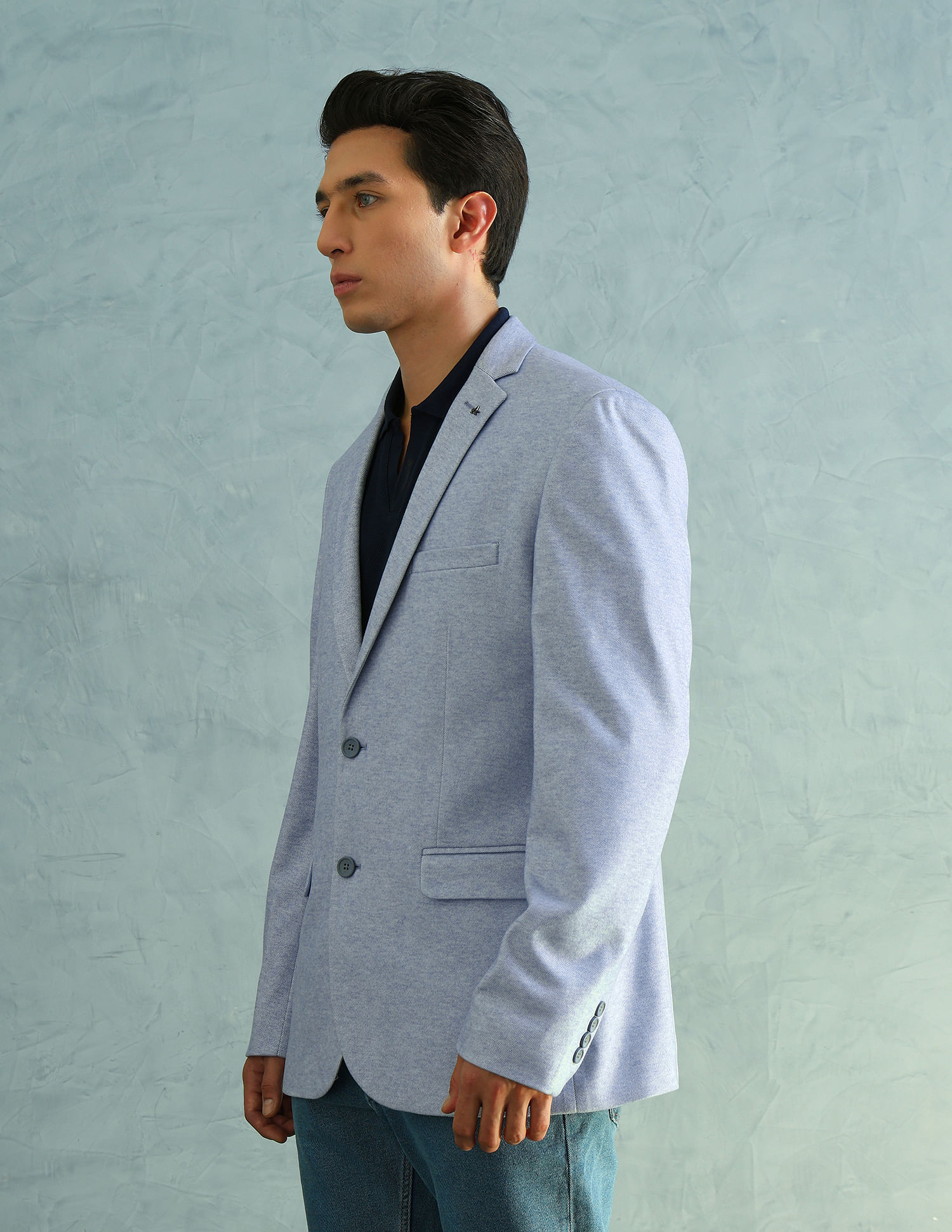 Arrow Slim Fit Smart Knit Blazer