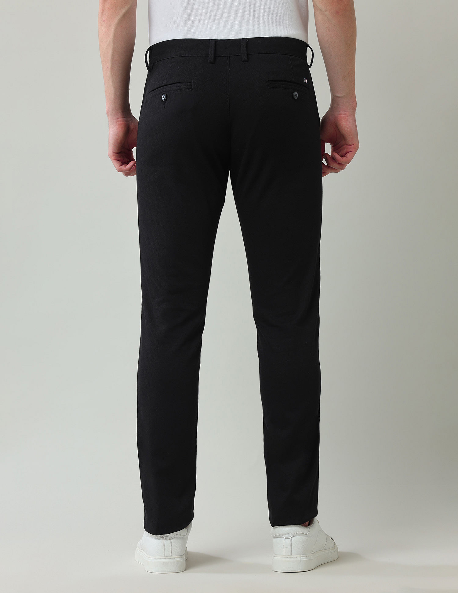 Arrow Sport Mid Rise Dobby Trousers