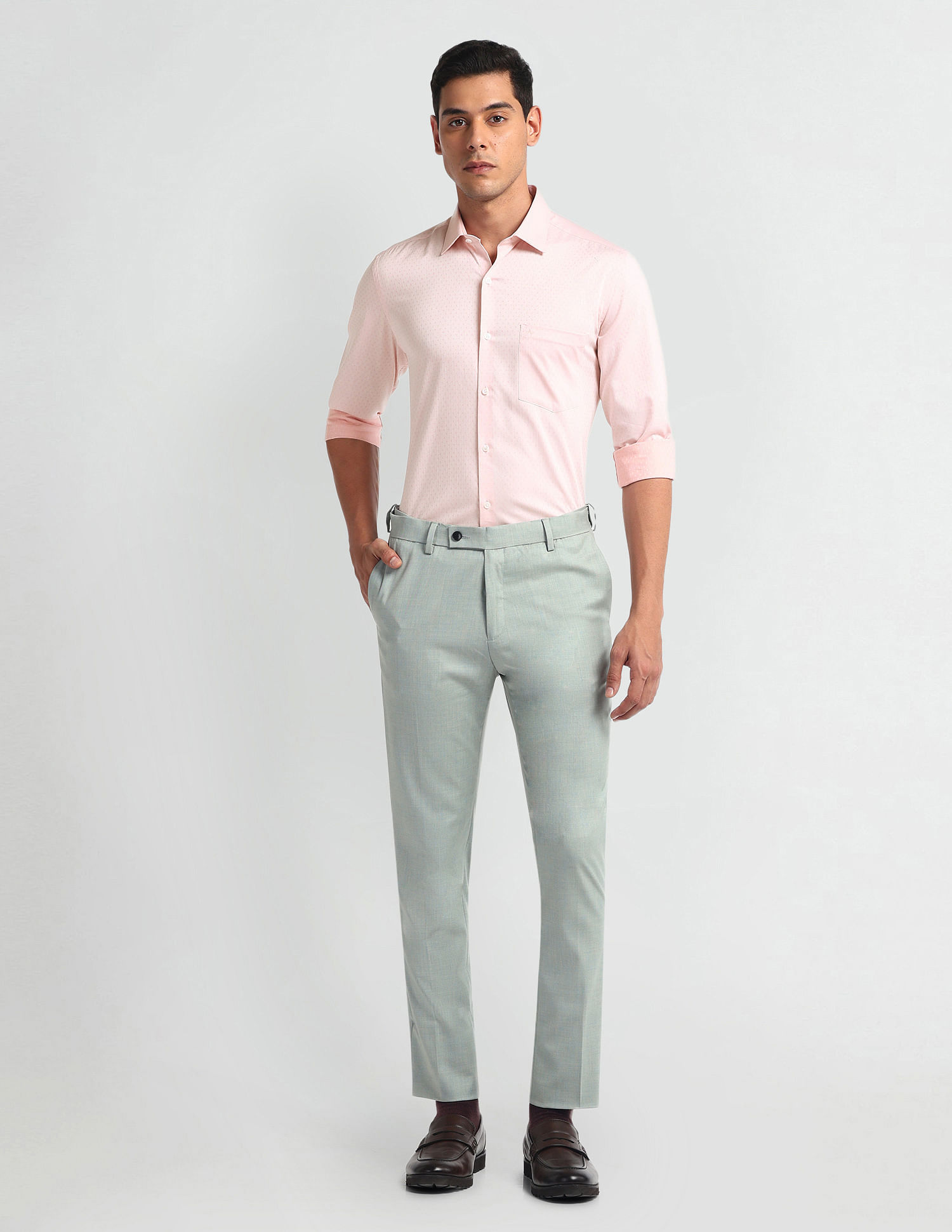 Arrow Herringbone Pure Cotton Shirt