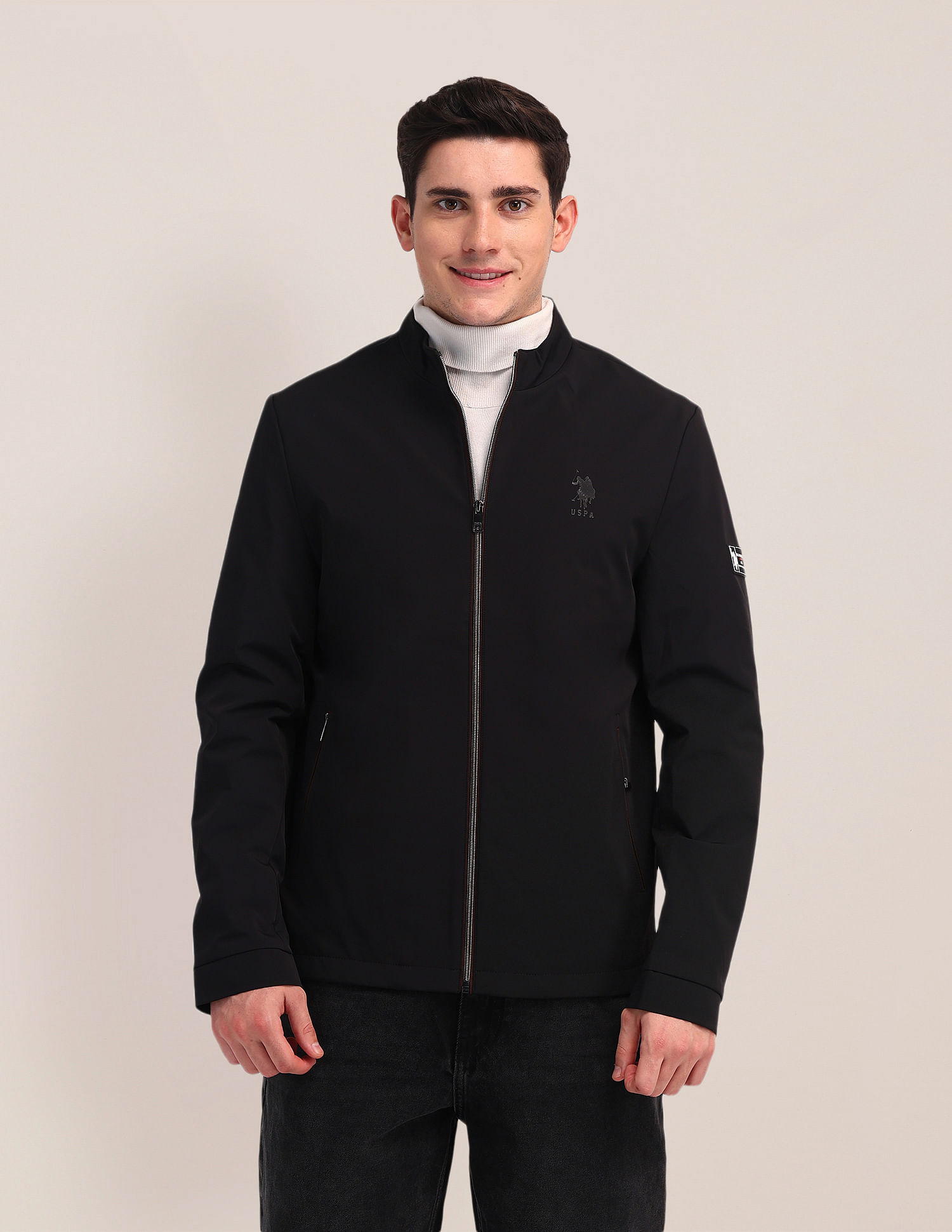 U.S. Polo Assn. Regular Fit Solid Casual Jacket