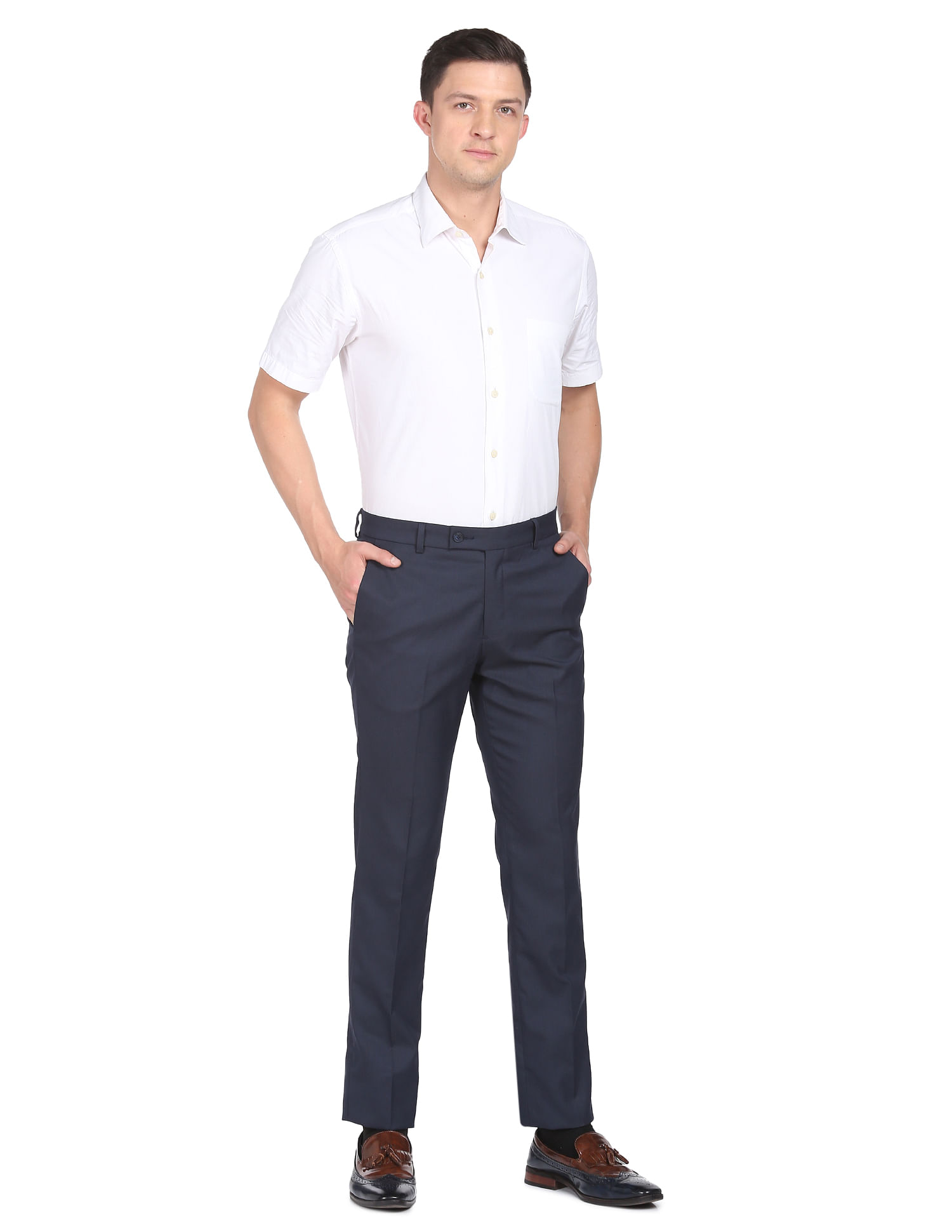 Arrow Dobby Check Trousers