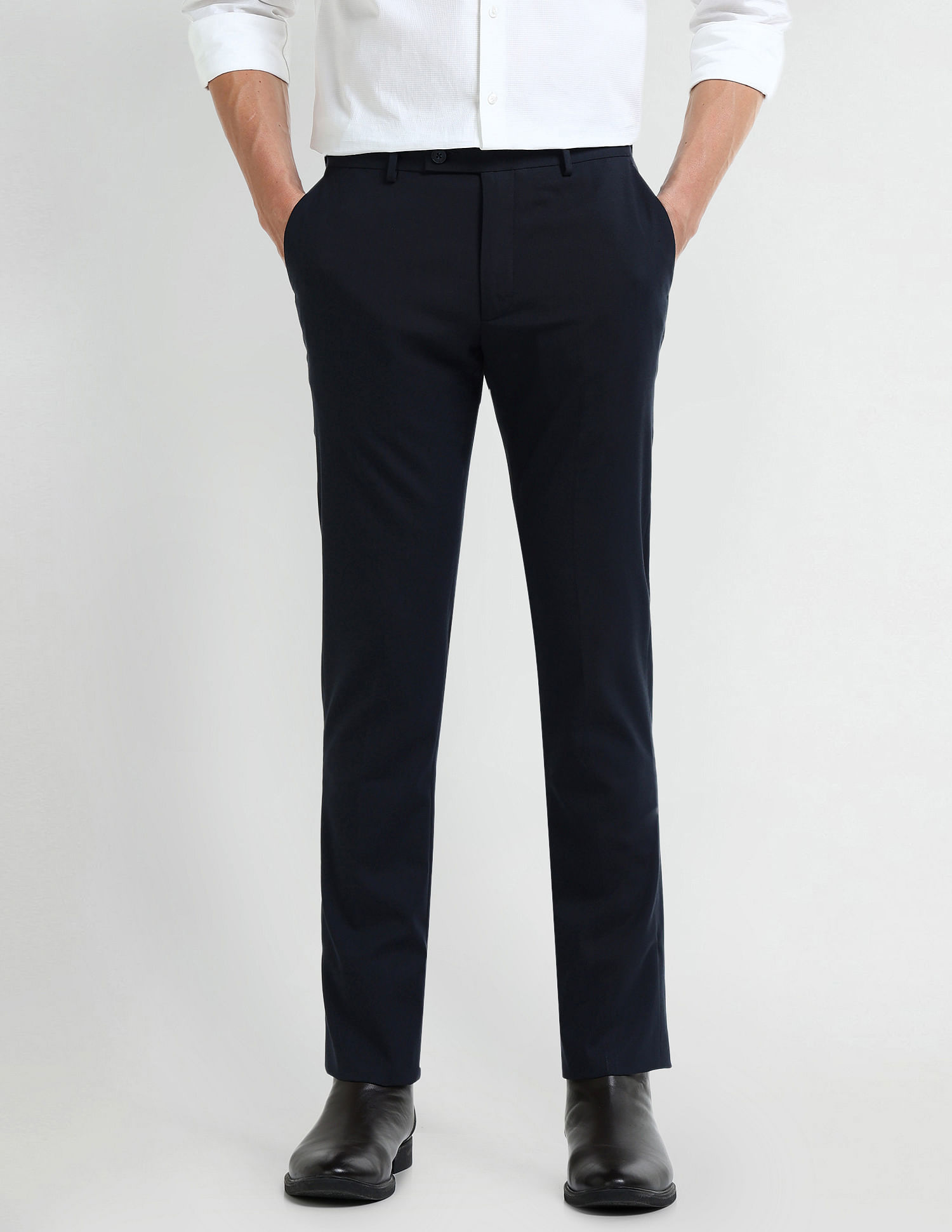 Arrow Tapered Fit Regular Trousers