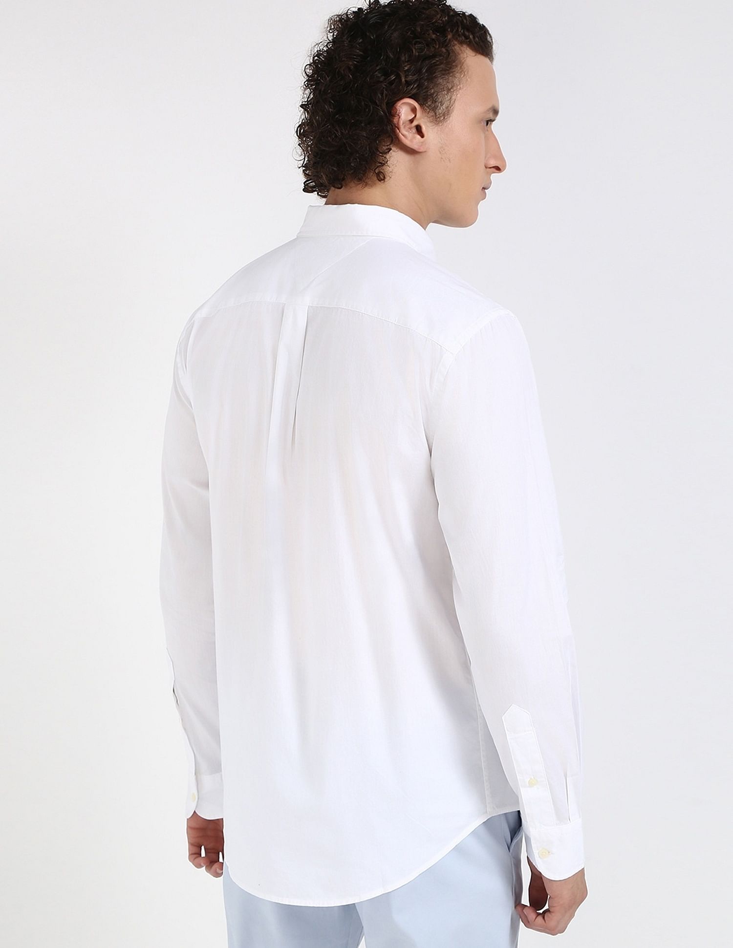 Tommy Hilfiger Solid Regular-Fit Poplin Woven Shirt