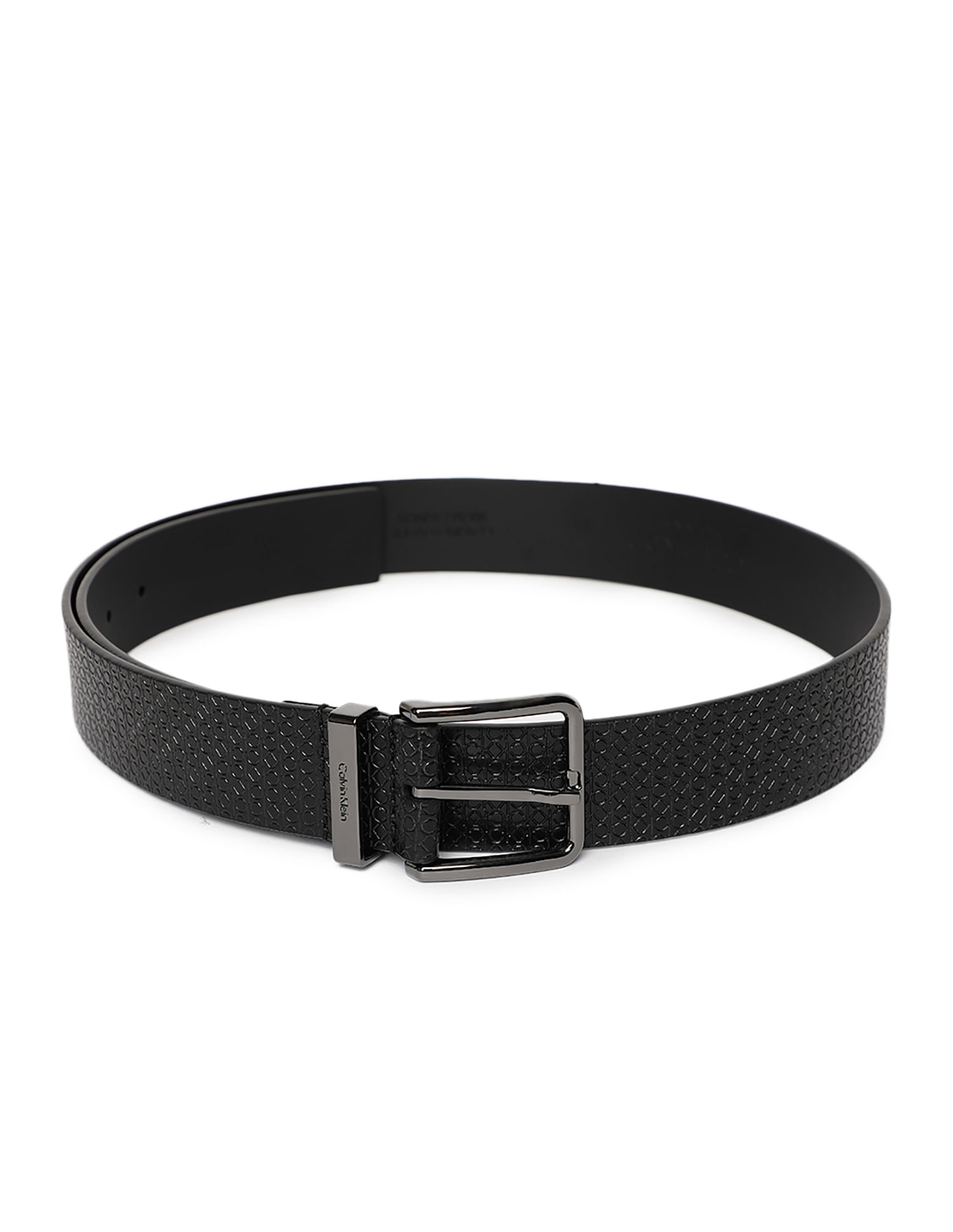 Buy Calvin Klein Monogram Leather belt NNNOW