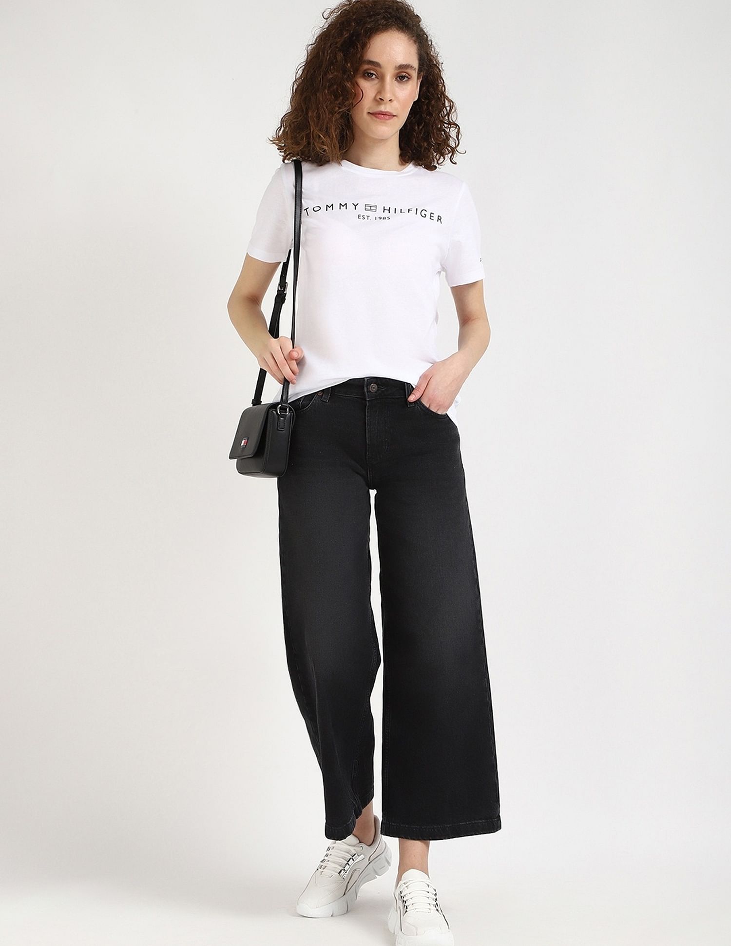 Tommy Hilfiger Embroidered Logo Regular-Fit Cotton T-Shirt