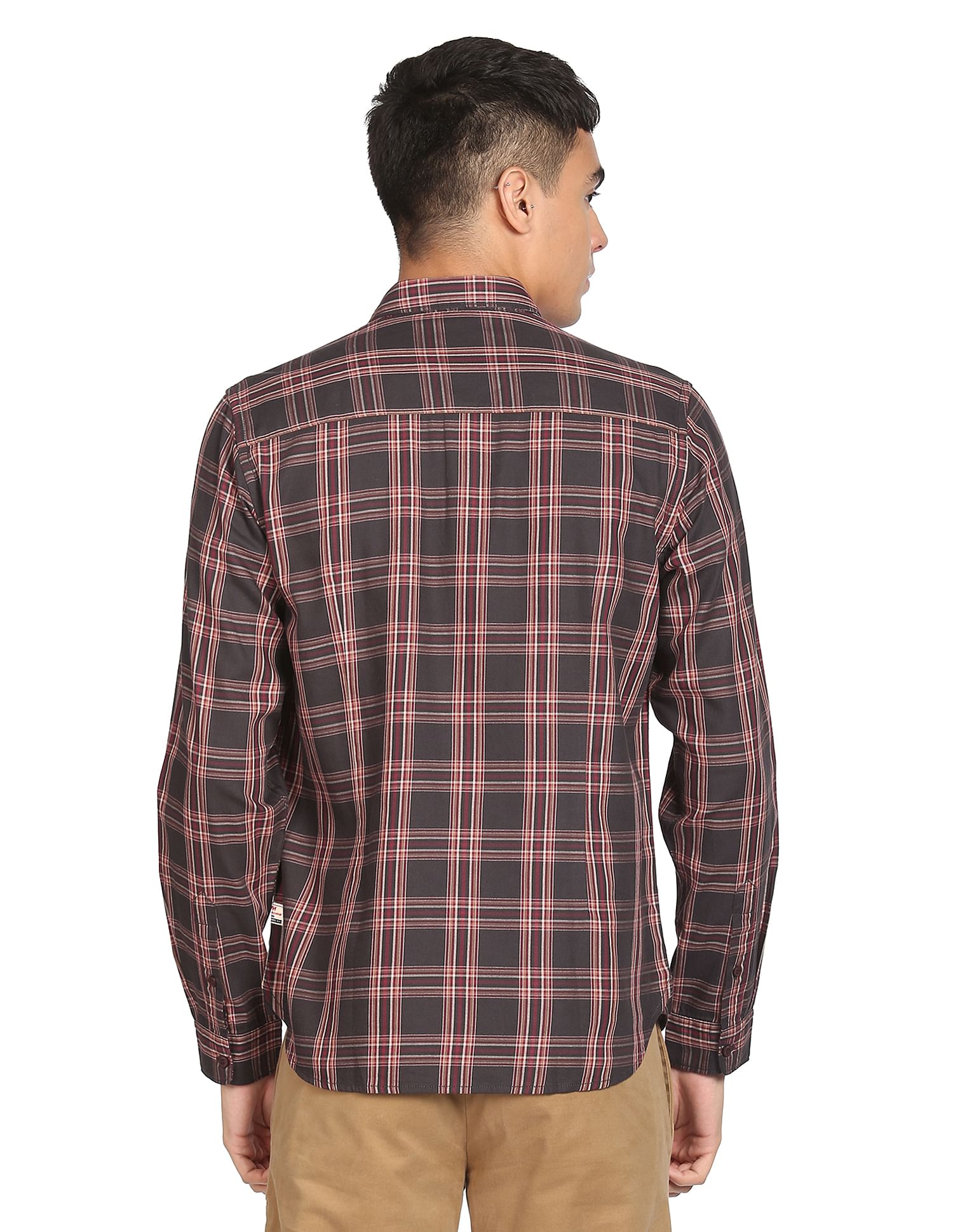 Flying Machine Tartan Check Cotton Shirt