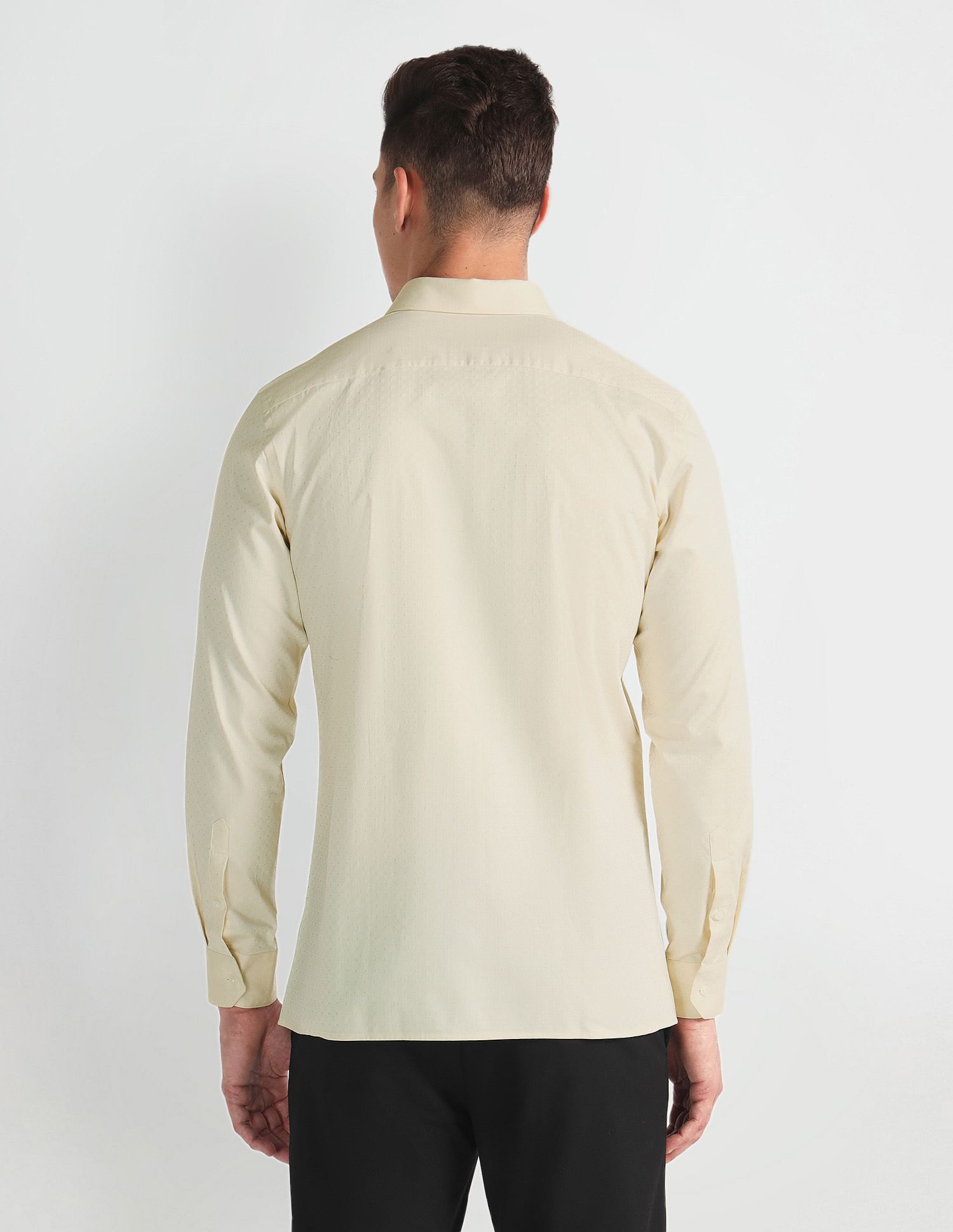 Arrow Pure Cotton Herringbone Shirt