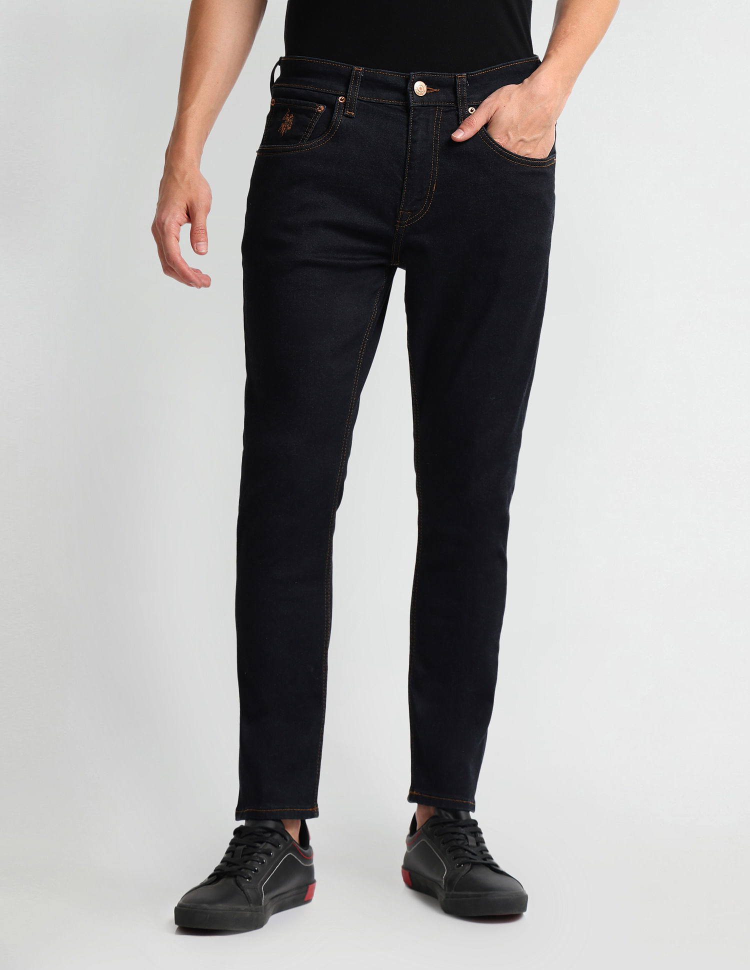 U.S. Polo Assn. Denim Co. Henry Tapered Cropped Fit Navy Jeans
