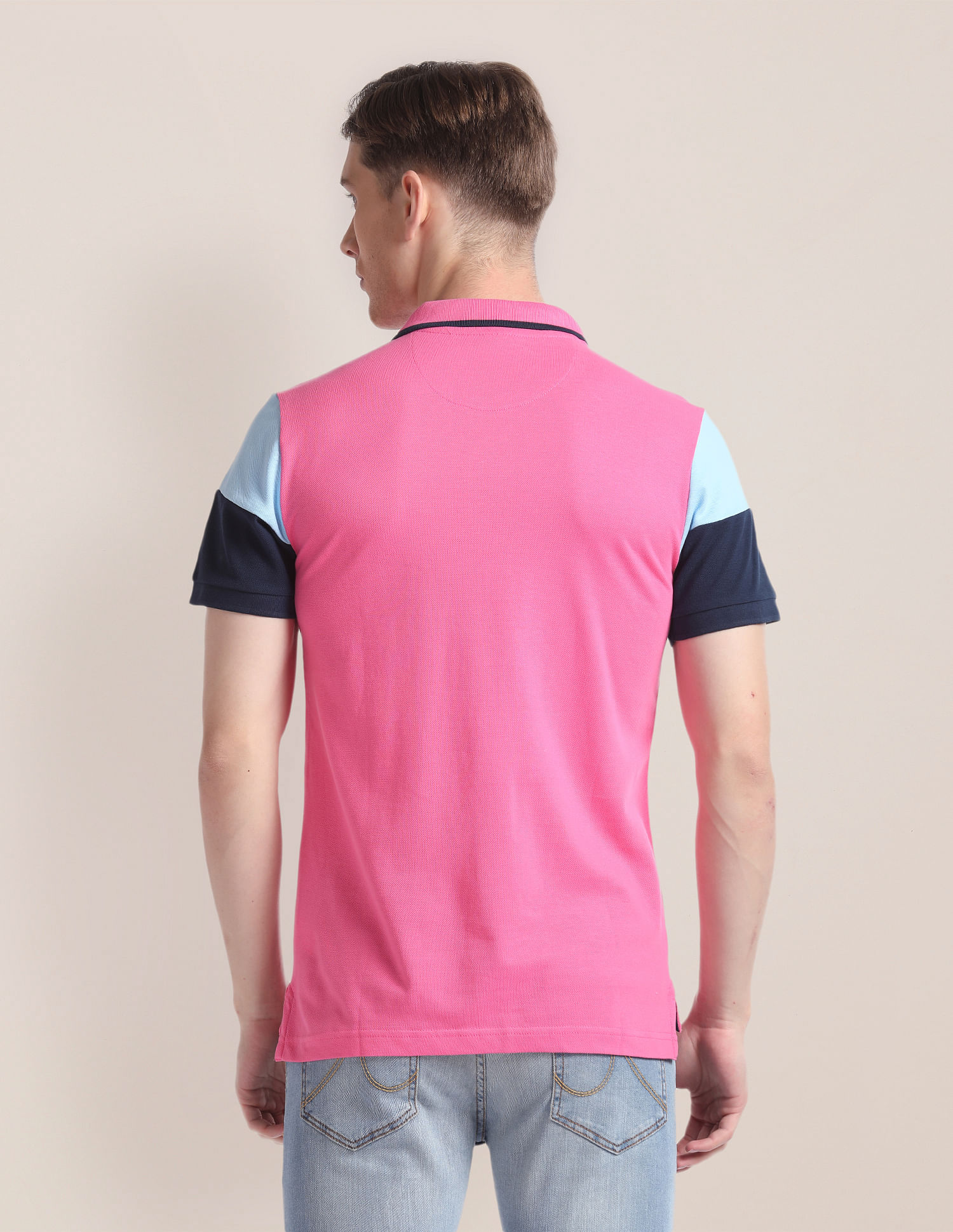 U.S. Polo Assn. Colour Block Slim Polo Shirt
