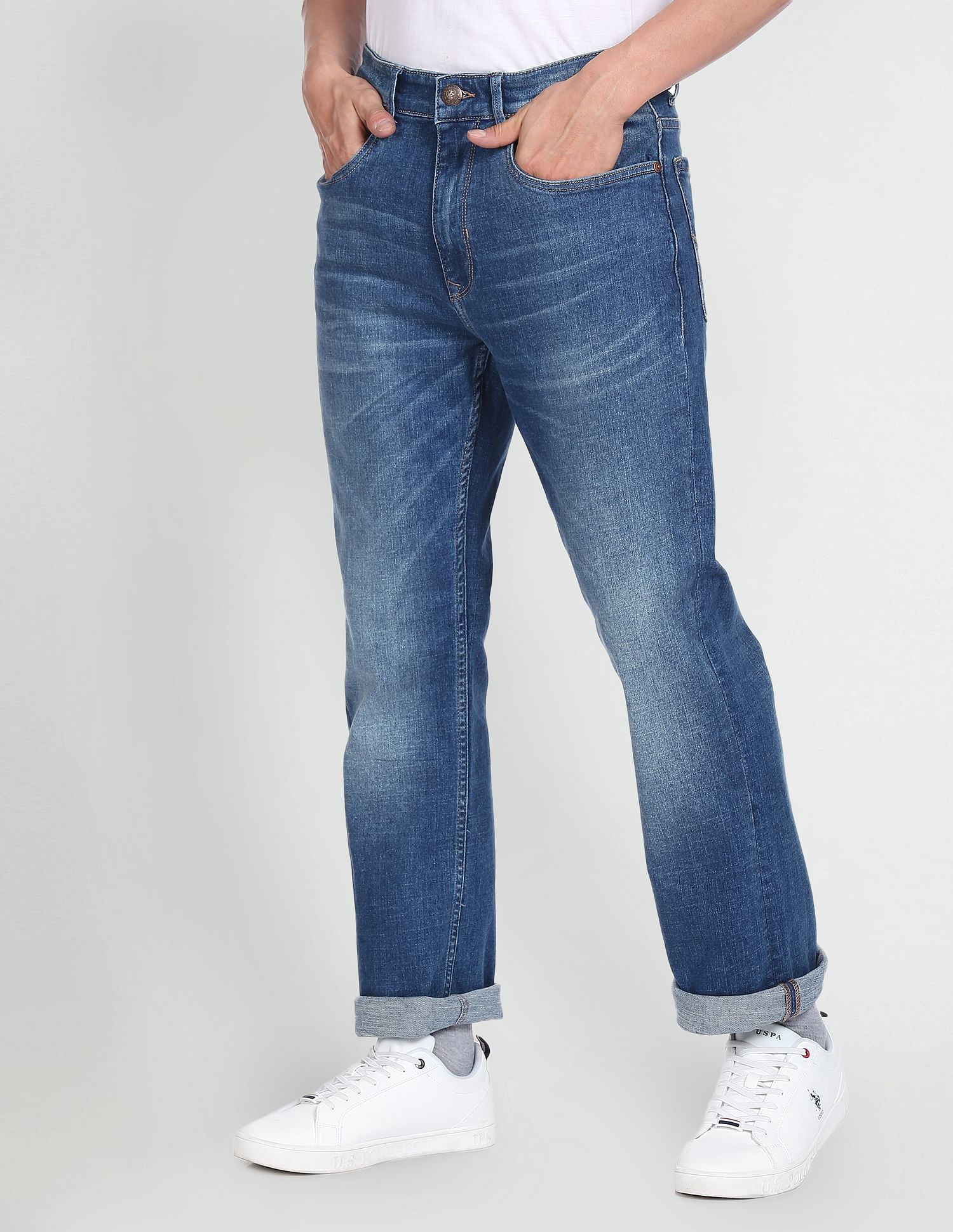 U.S. Polo Assn. Denim Co. Connor Bootcut Fit Blue Jeans
