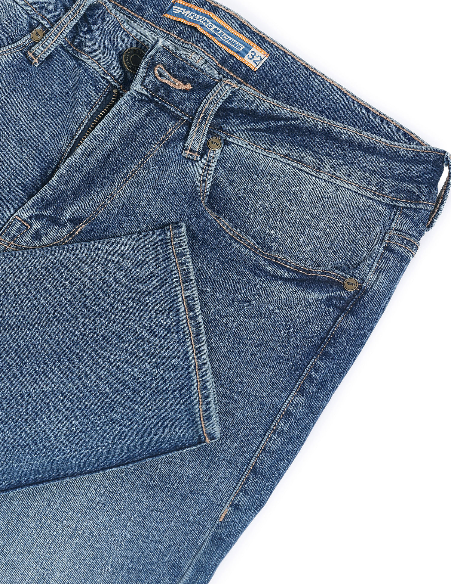 Flying Machine Jackson Skinny Fit Stone Wash Jeans