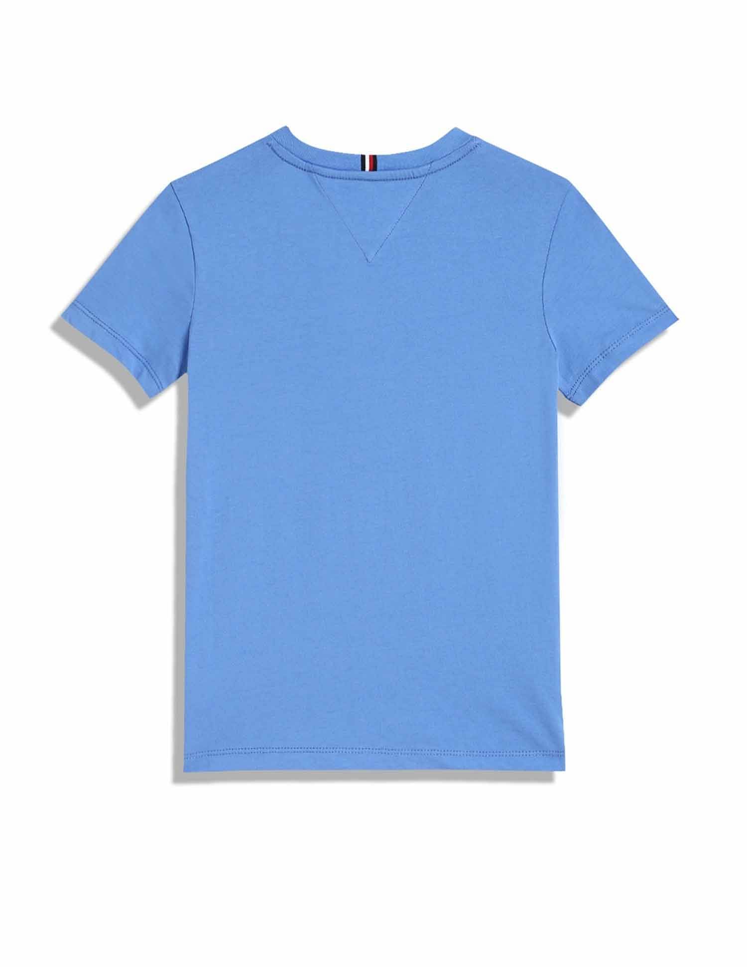 Tommy Hilfiger Kids Boys Solid Regular-Fit Cotton T-Shirt