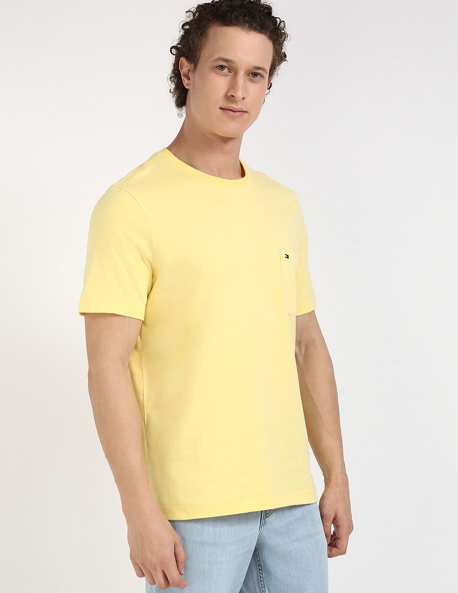Tommy Hilfiger Solid Regular-Fit Cotton T-Shirt