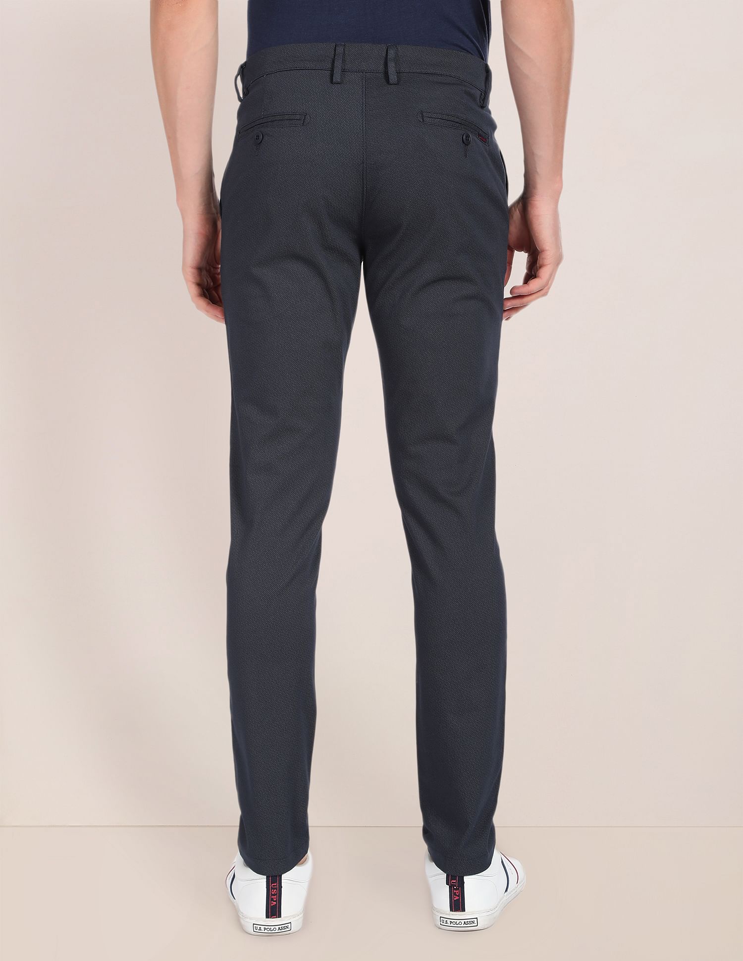 U.S. Polo Assn. Geometric Print Twill Trousers
