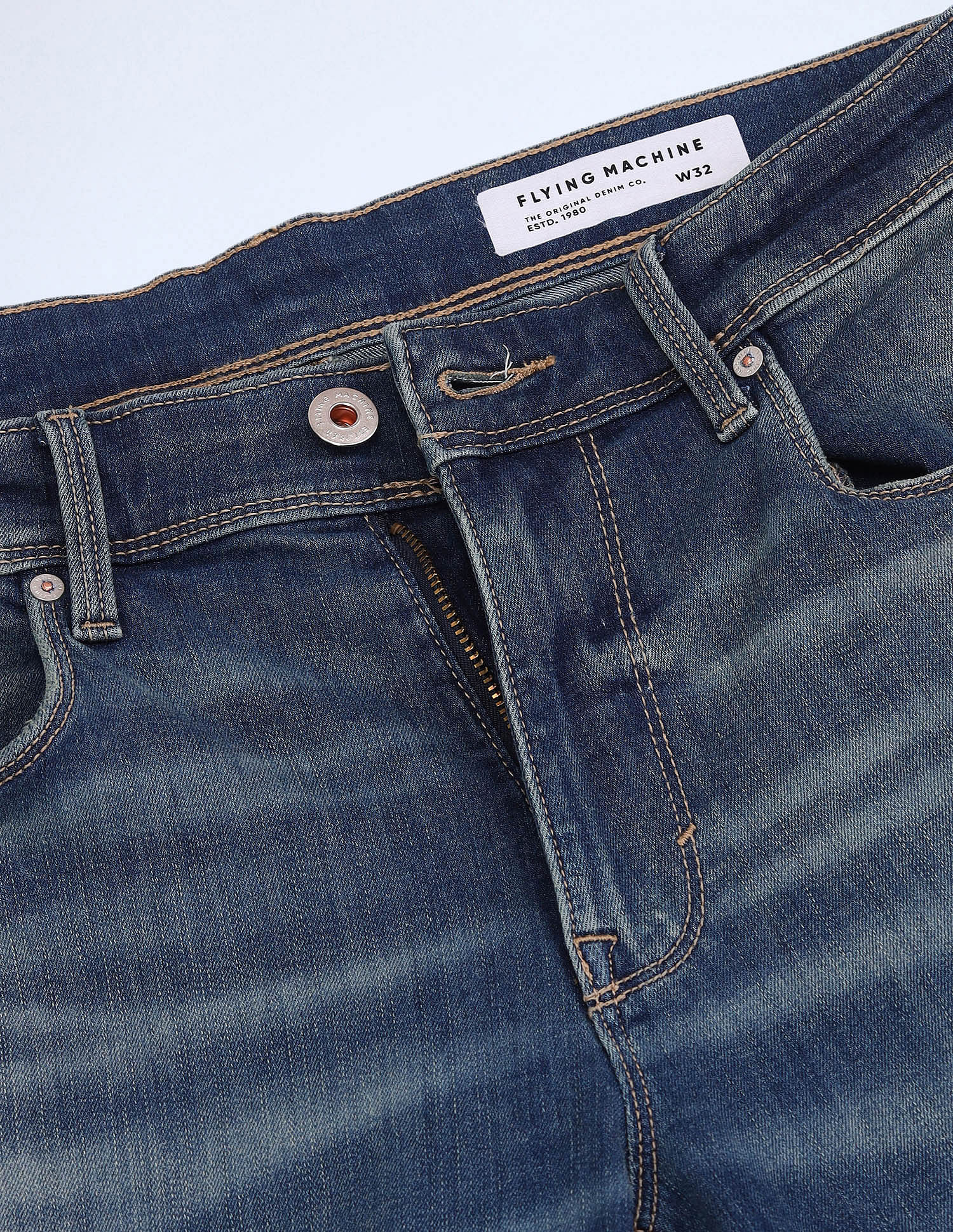 Flying Machine Freddie Slim Straight Fit Jeans