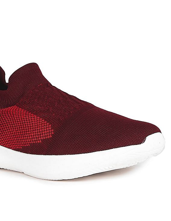 Flying Machine Men Knit Upper Lumin Slip On Shoes