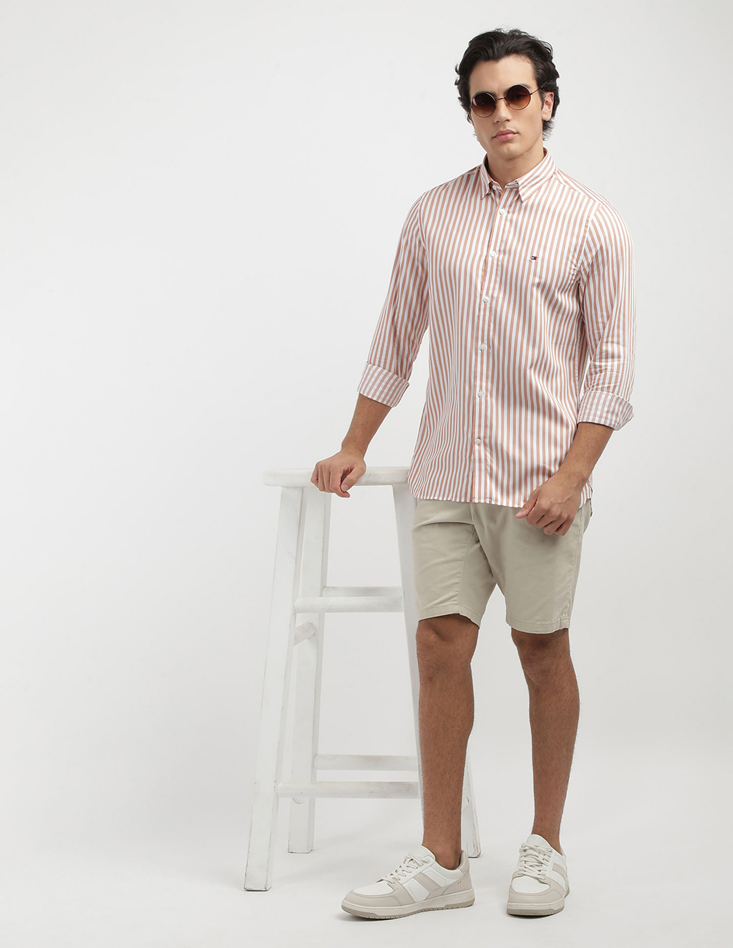Tommy Hilfiger Royal Twill Striped SF Shirt
