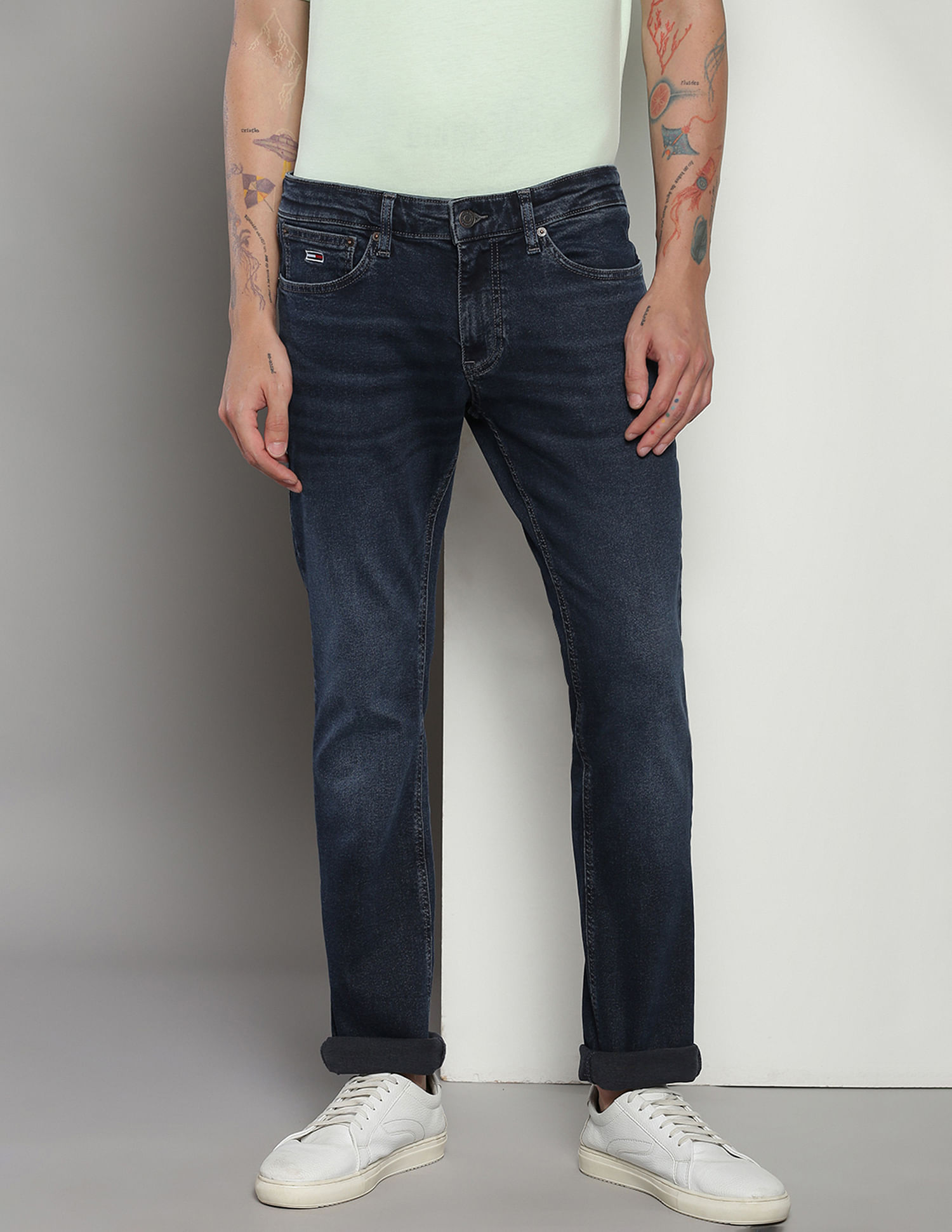 Tommy Hilfiger Mid Rise Scanton Slim Fit Jeans
