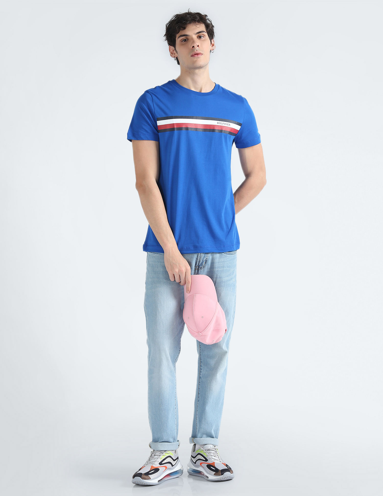 Tommy Hilfiger Transitional Organic Cotton Chest Stripe T-Shirt