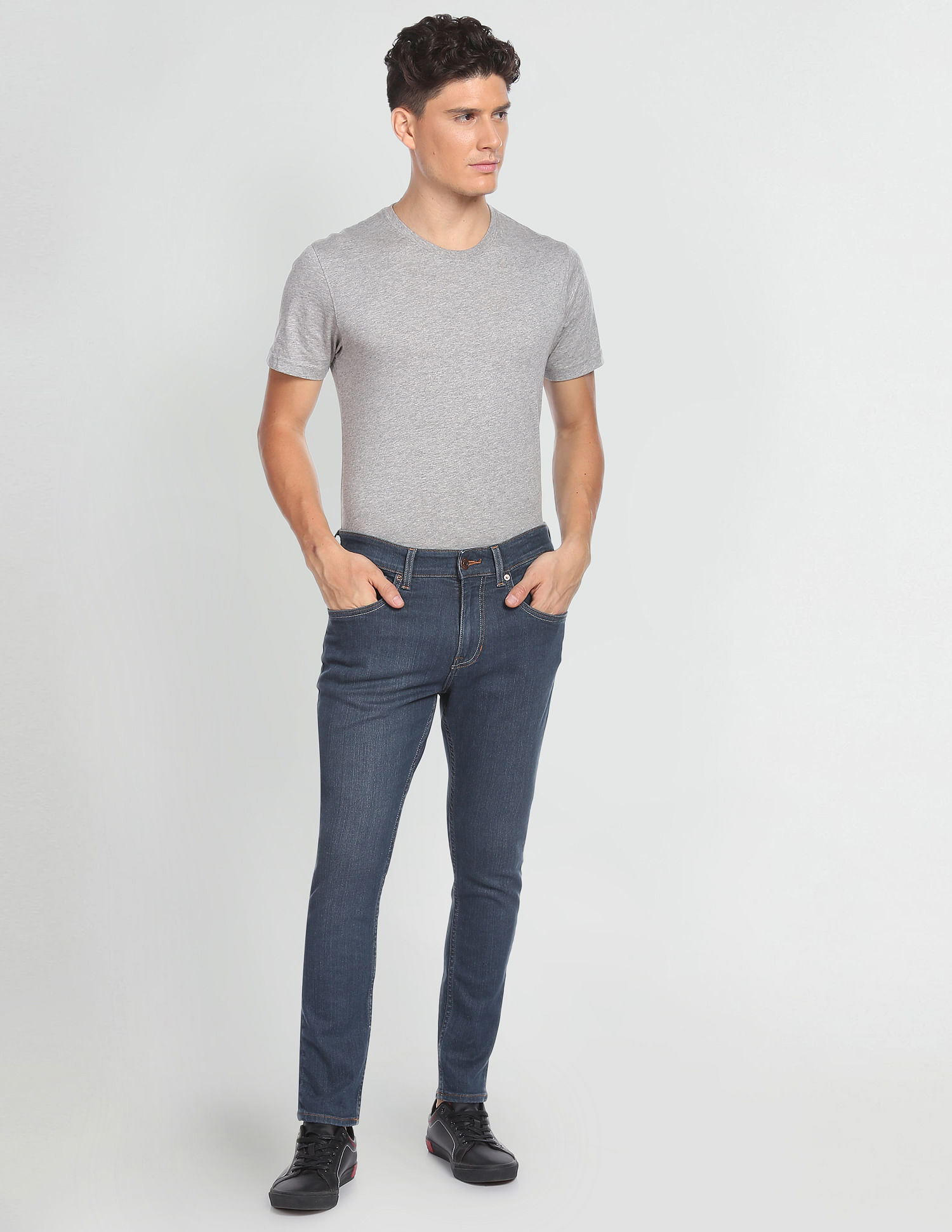 U.S. Polo Assn. Denim Co. Henry Cropped Fit Blue Jeans