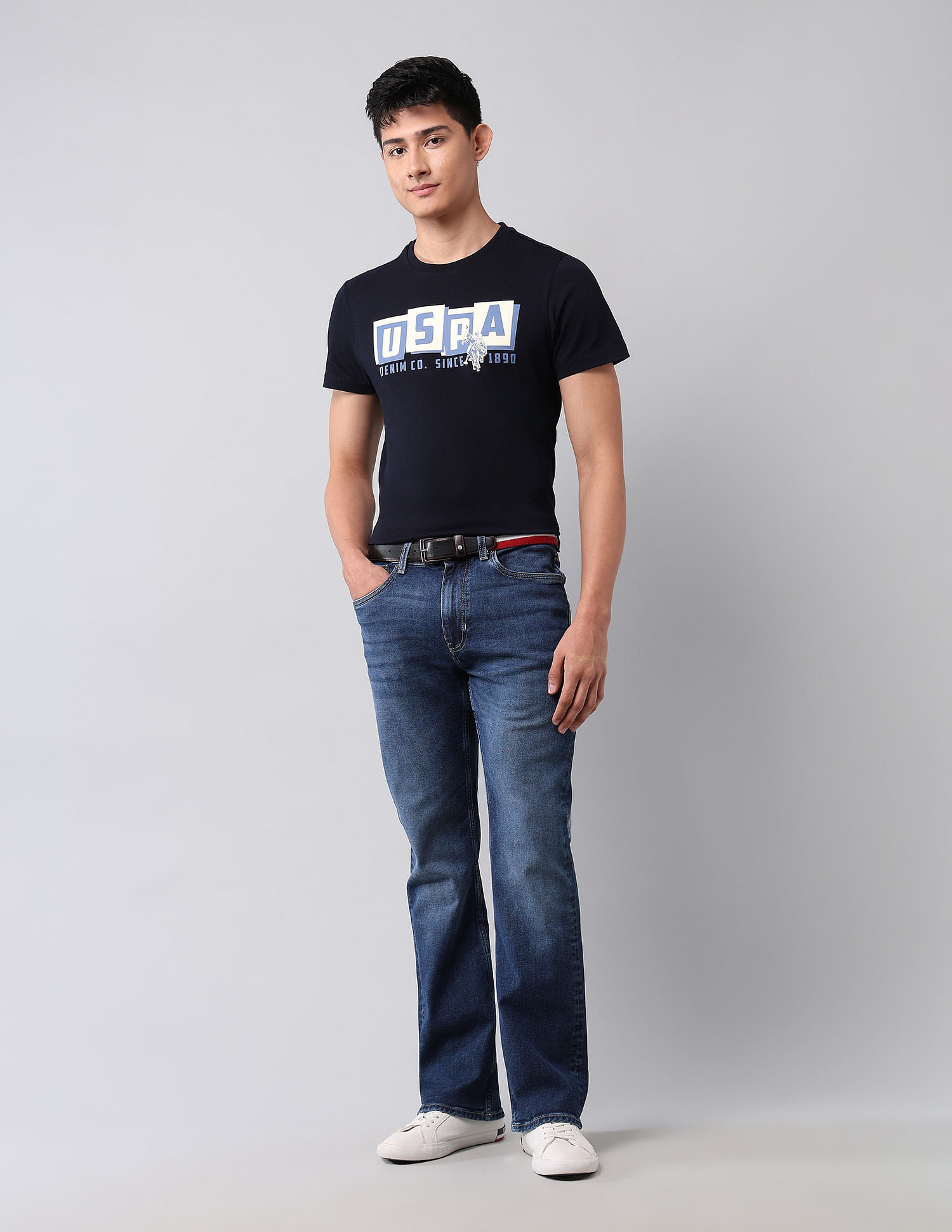 U.S. Polo Assn. Denim Co. Connor Bootcut Blue Jeans