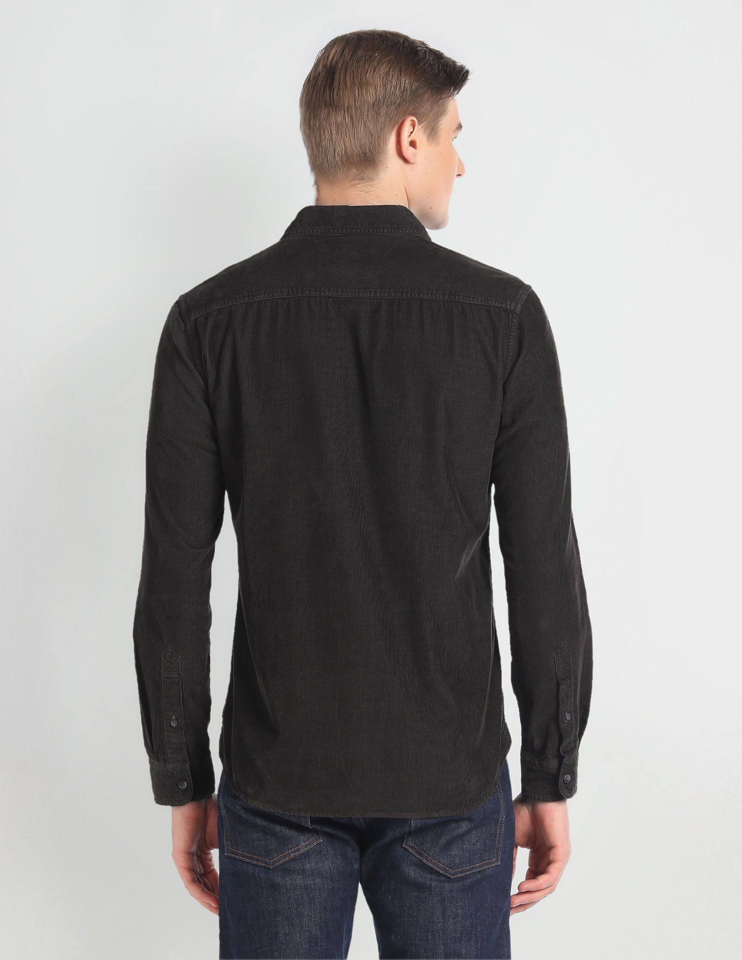 U.S. Polo Assn. Denim Co. Corduroy Slim Fit Shirt