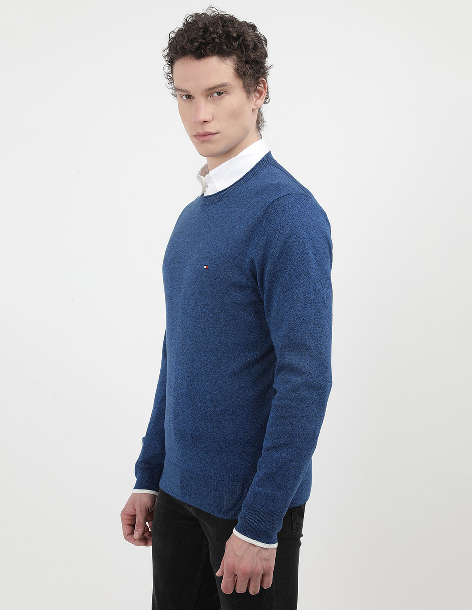 Tommy Hilfiger Mouline Organic Cotton Sweater
